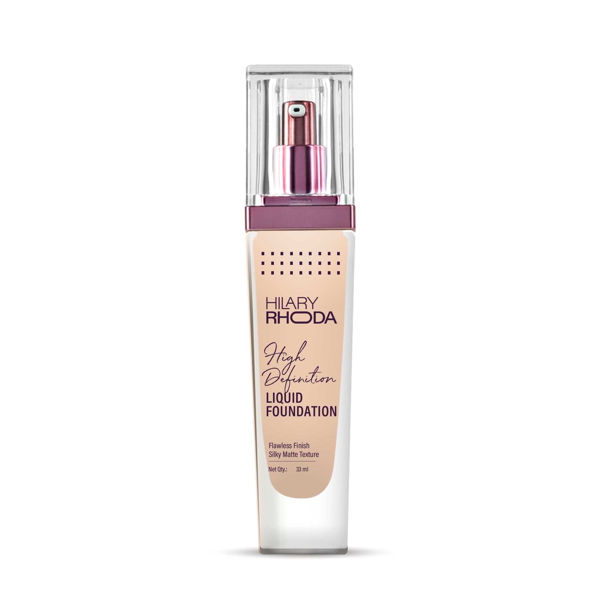Hilary Rhoda Liquid High Definition Matte Foundation - Nude Beige 04