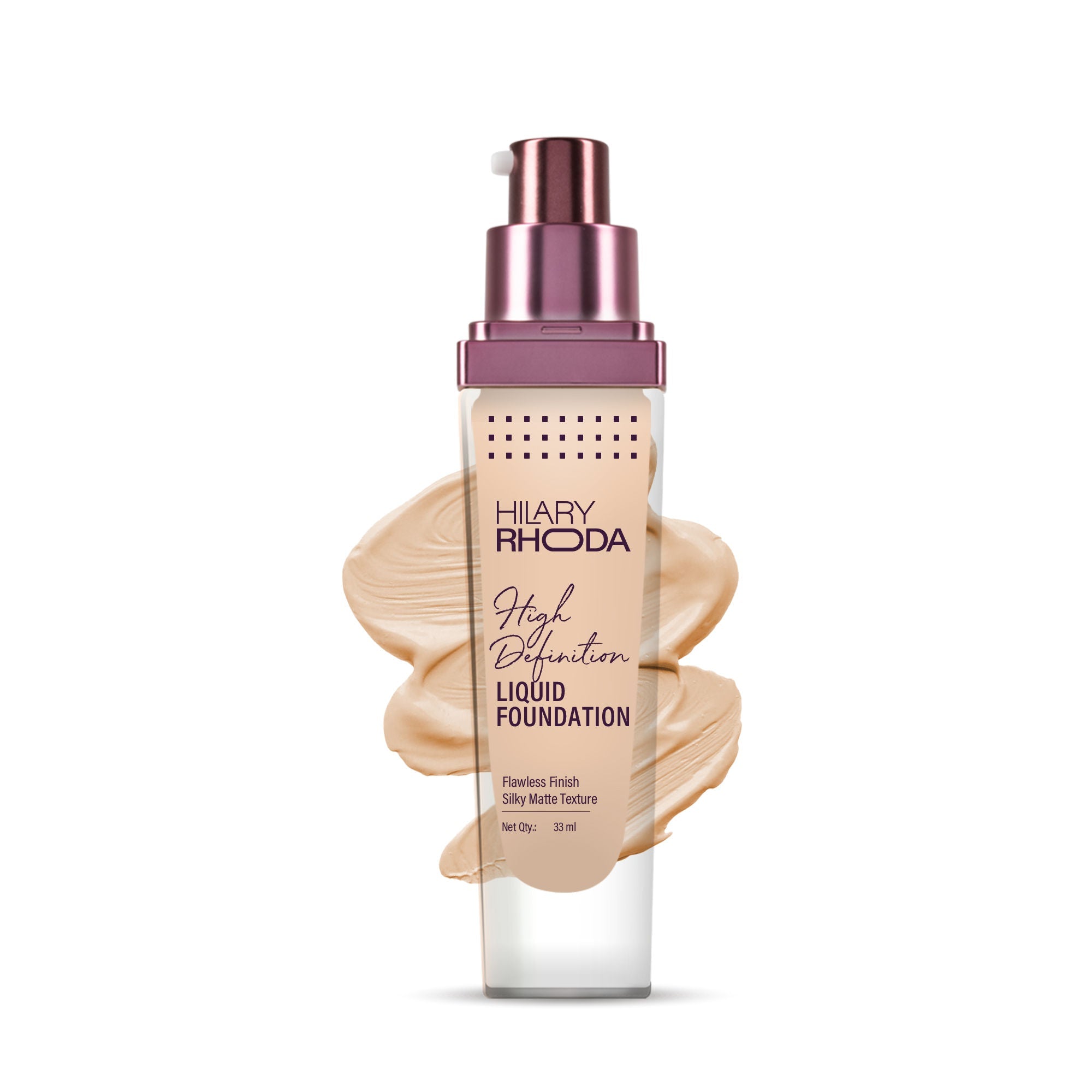 Hilary Rhoda Liquid High Definition Matte Foundation - Nude Beige 04