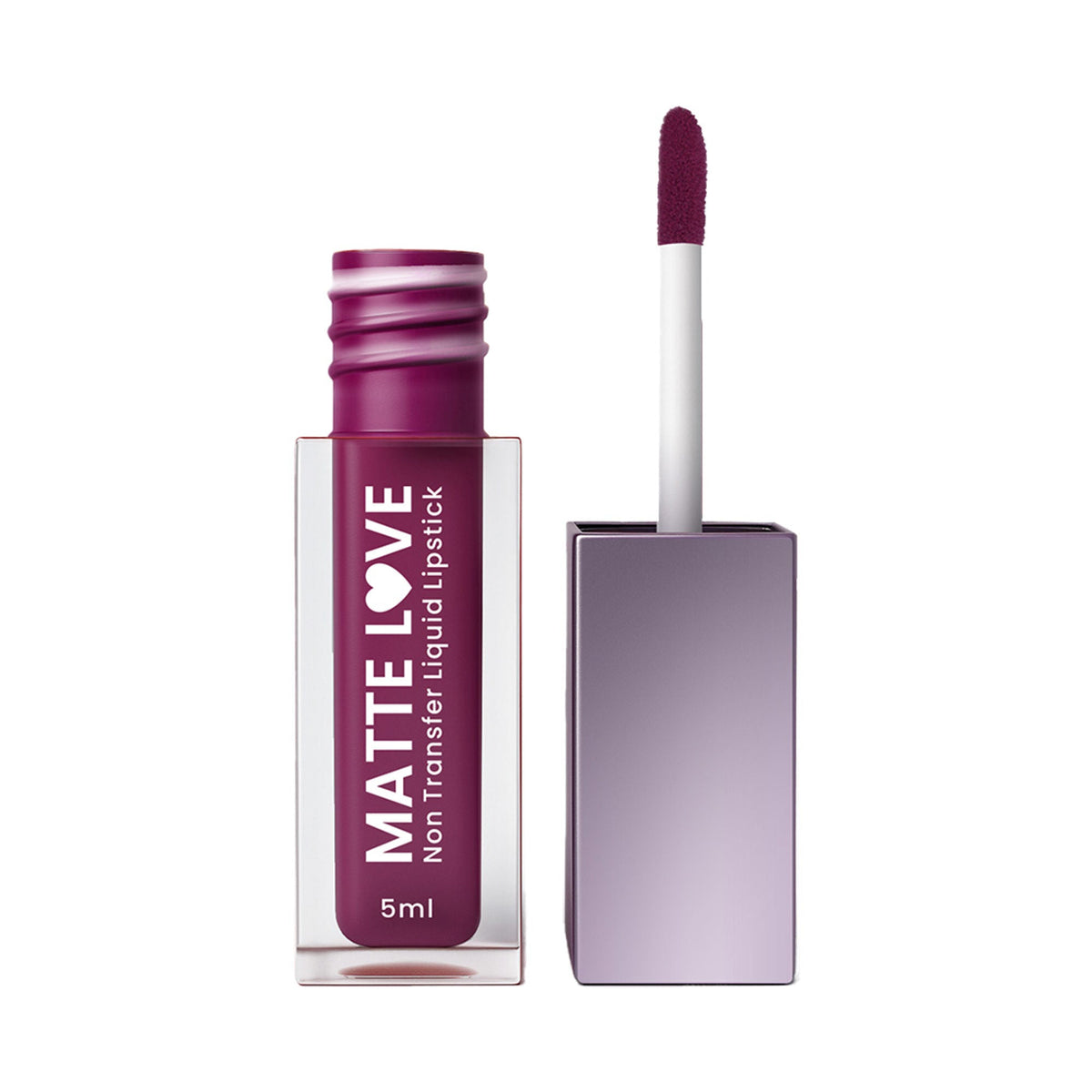Hilary Rhoda Matte Love Non Transfer Liquid Lipstick - Purple Forever 16