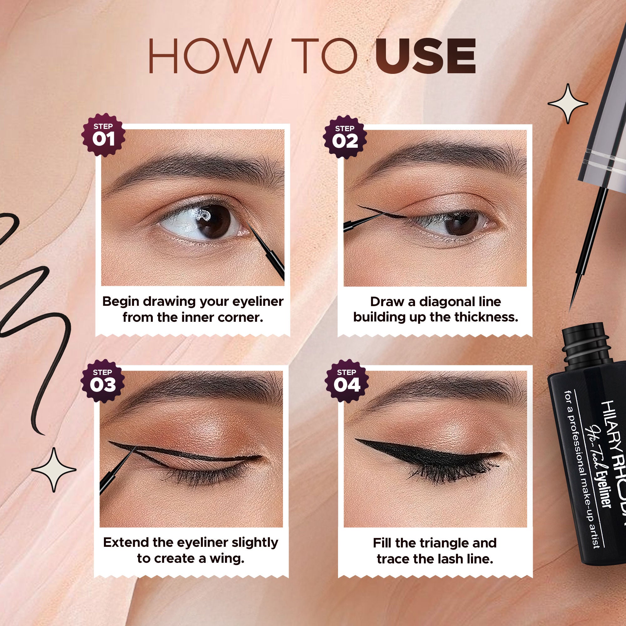 Hilary Rhoda Hi-Tech Waterproof Eyeliner