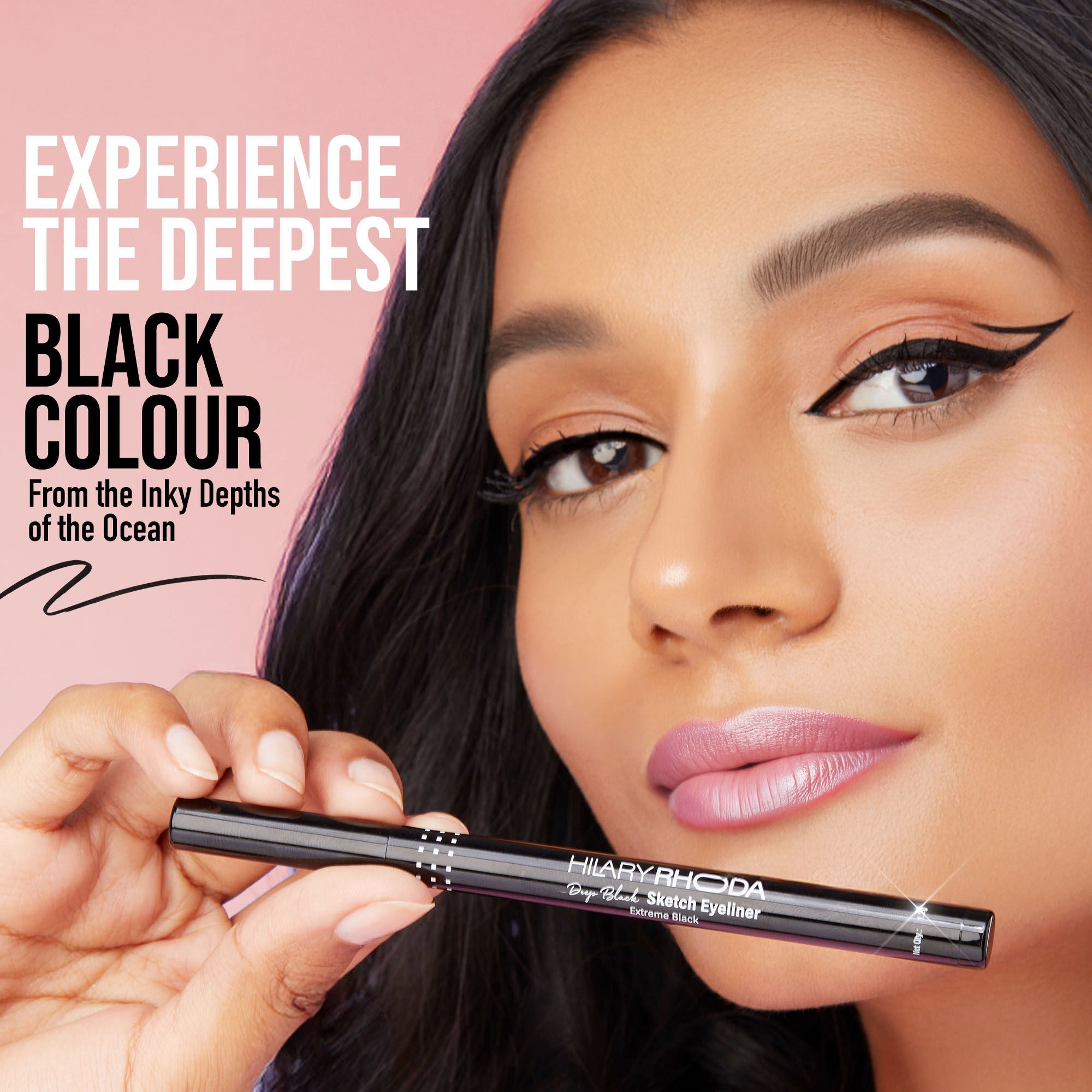 Hilary Rhoda Deep Black Sketch Waterproof Eyeliner