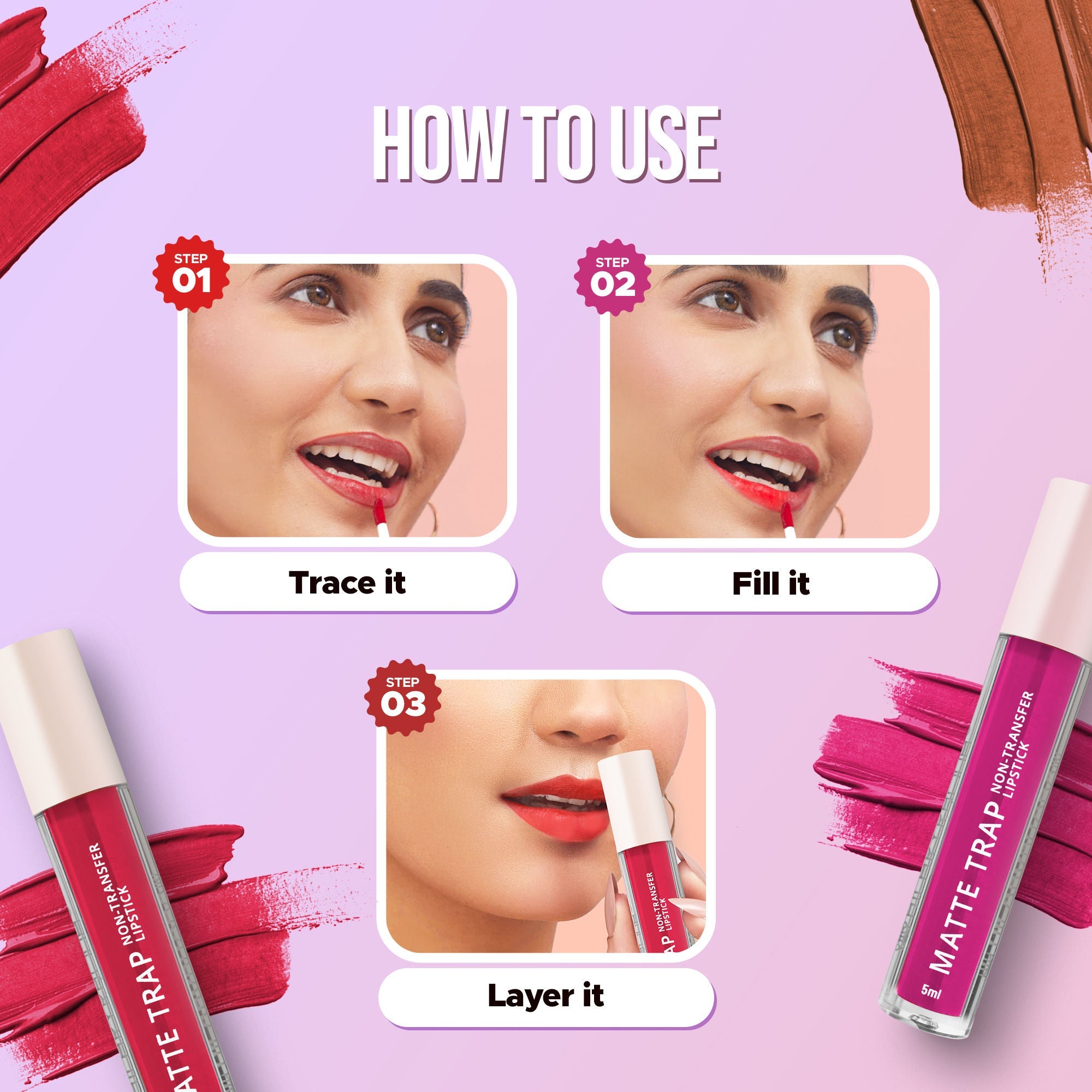 Hilary Rhoda Matte Trap Liquid Lipstick - Brown Nude 02