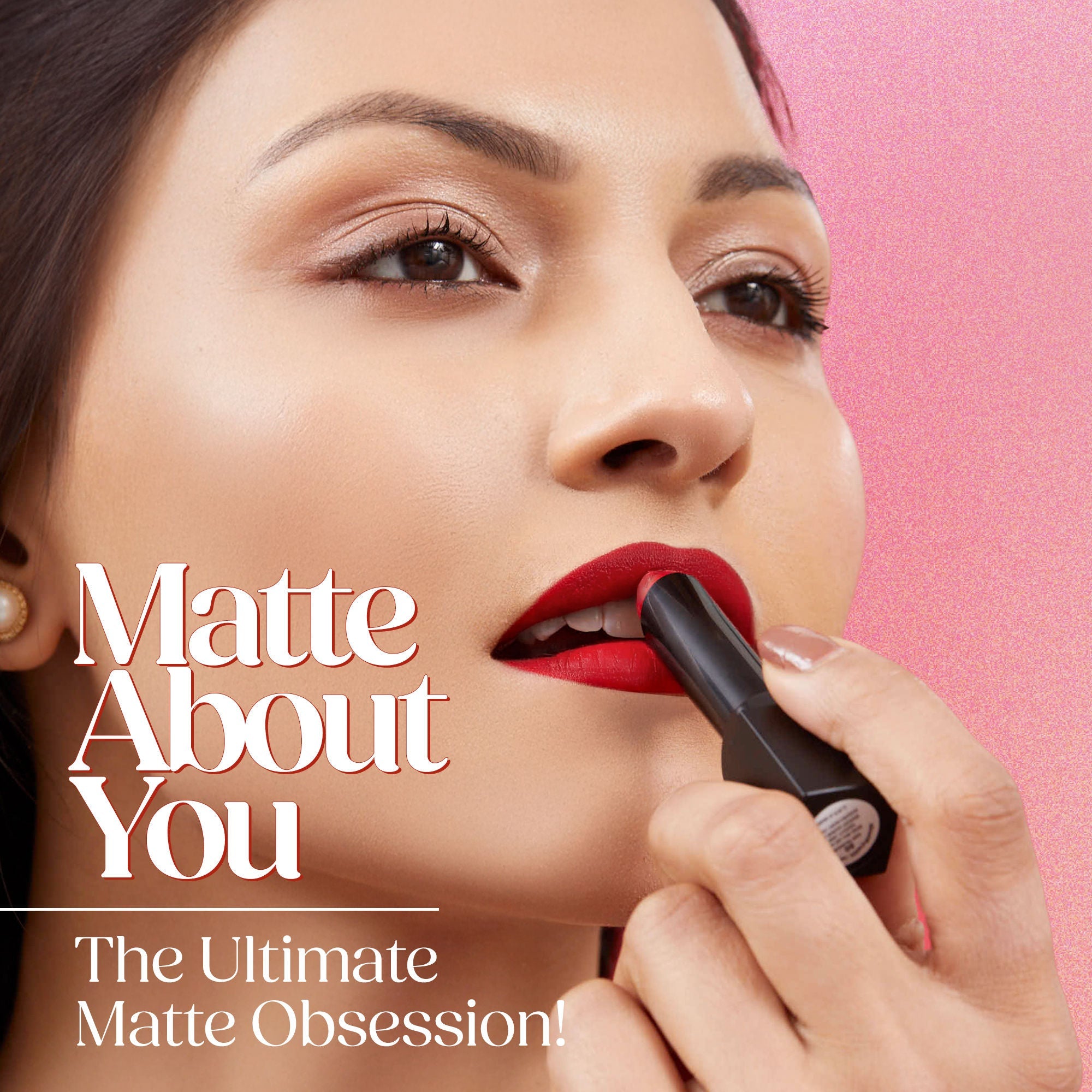 Hilary Rhoda Matte About You Lipstick - Scarlet Red 08