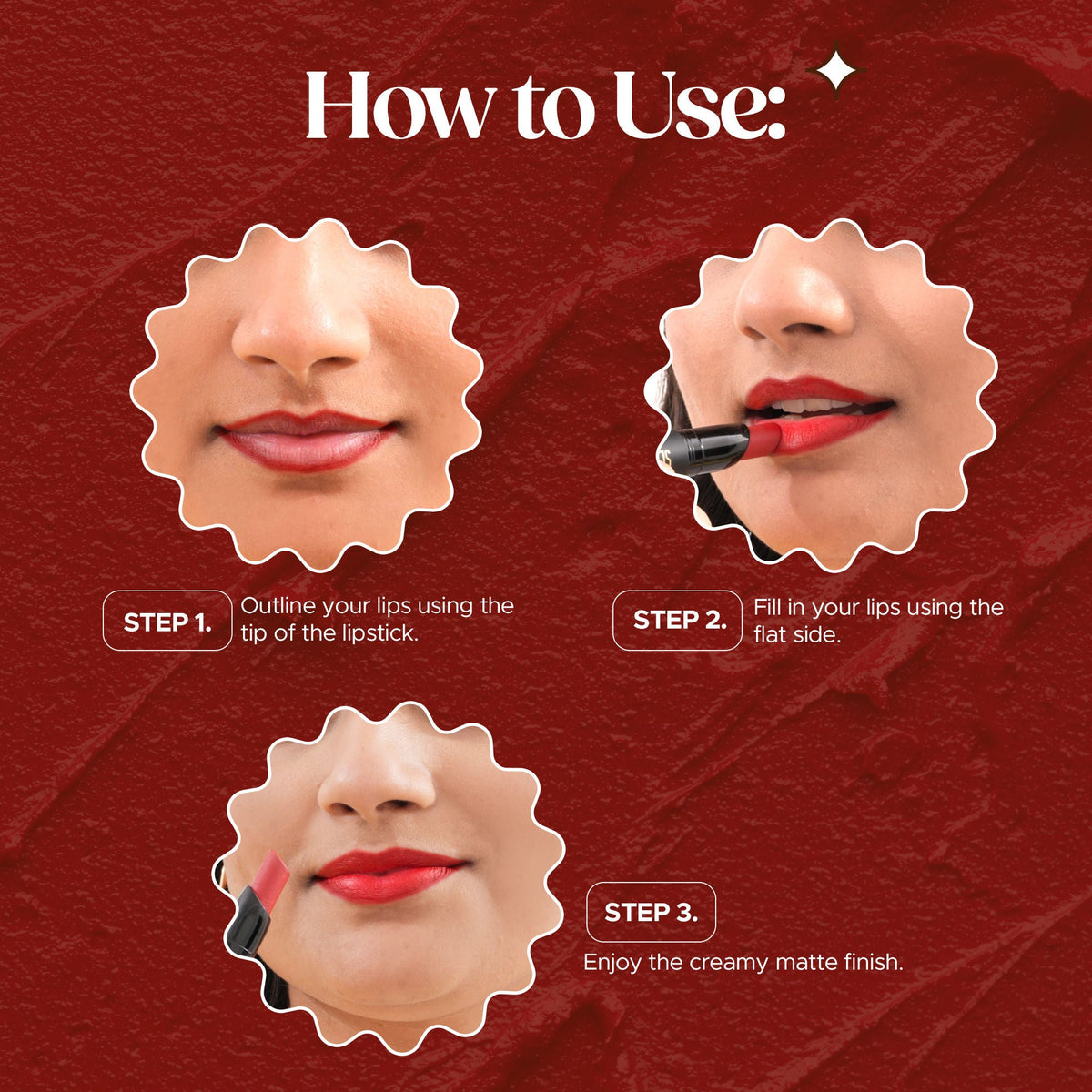 Hilary Rhoda Slay All Day Matte Lipstick - Crismon Red 09