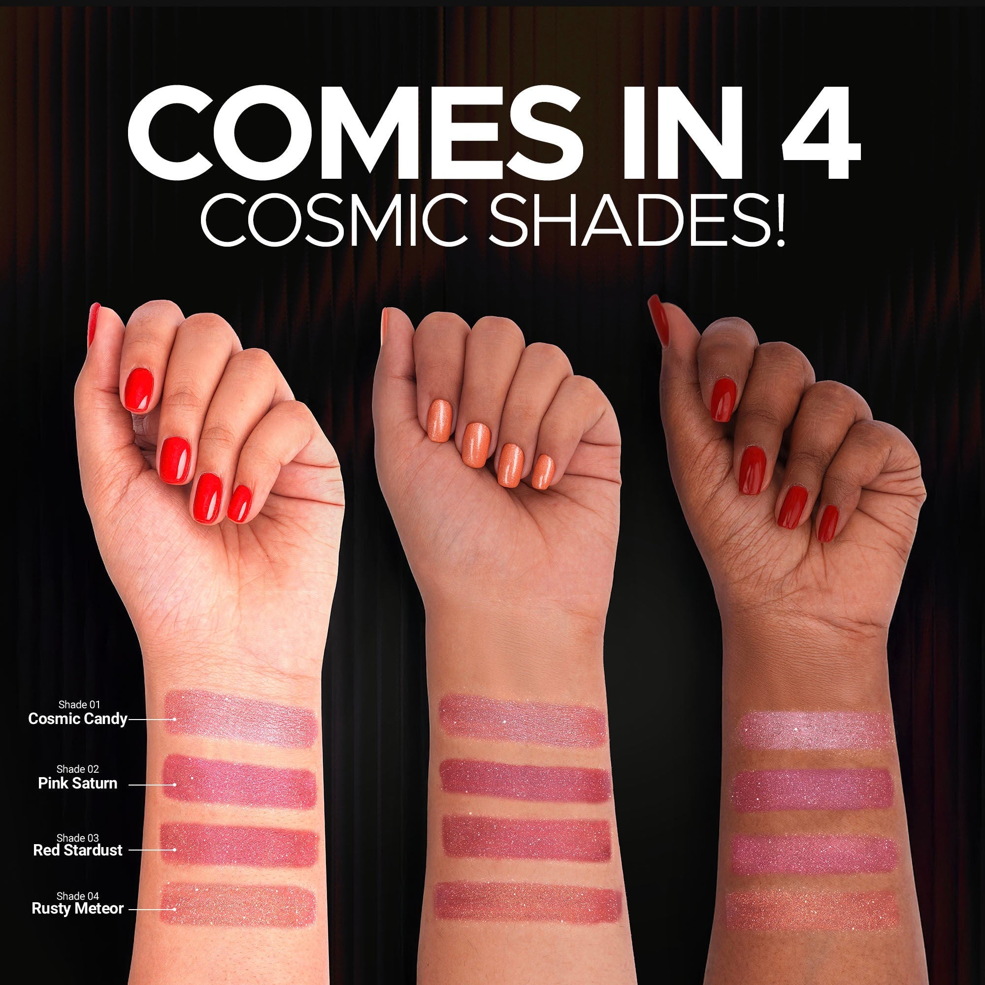 Hilary Rhoda Starlight Metallic Lipstick - Pink Saturn 02