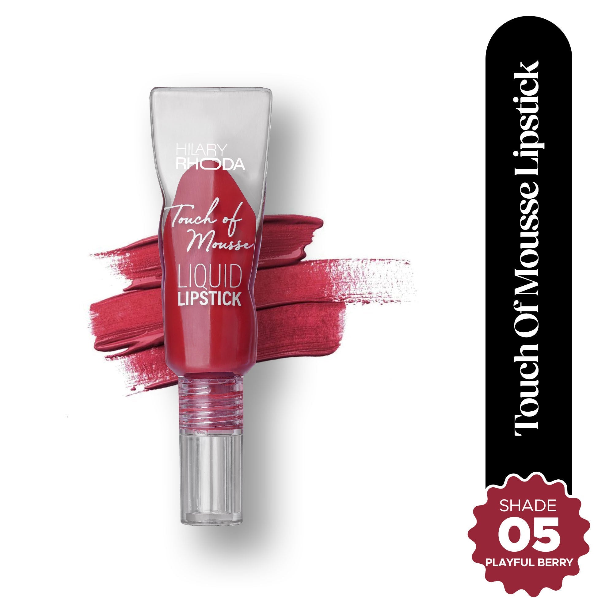 Hilary Rhoda Touch Of Mousse Waterproof Lipstick - Playful Berry 05