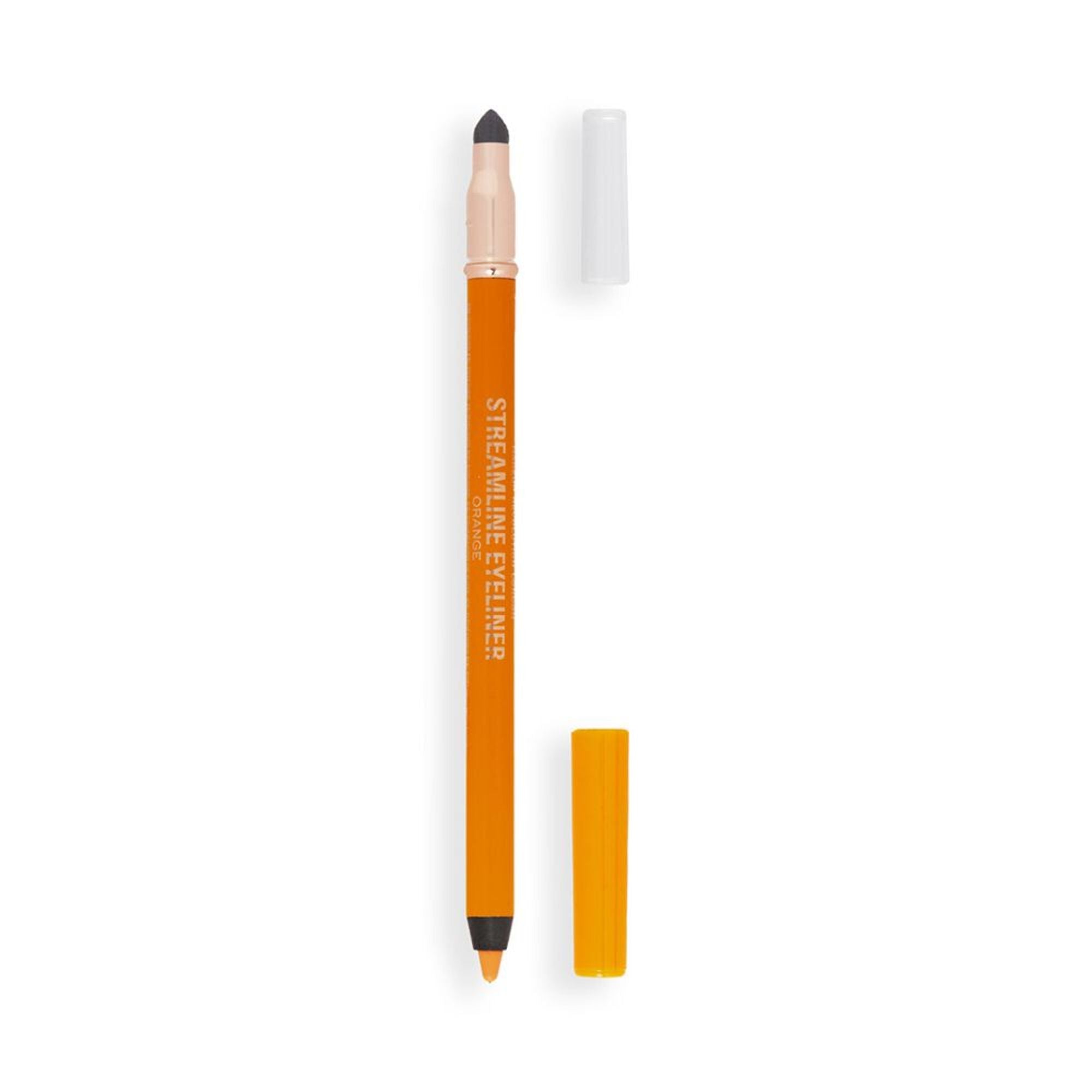 Makeup Revolution Streamline Waterline Eyeliner Pencil-Ultra Creamy Smudge Proof Smokey Looks - Orange