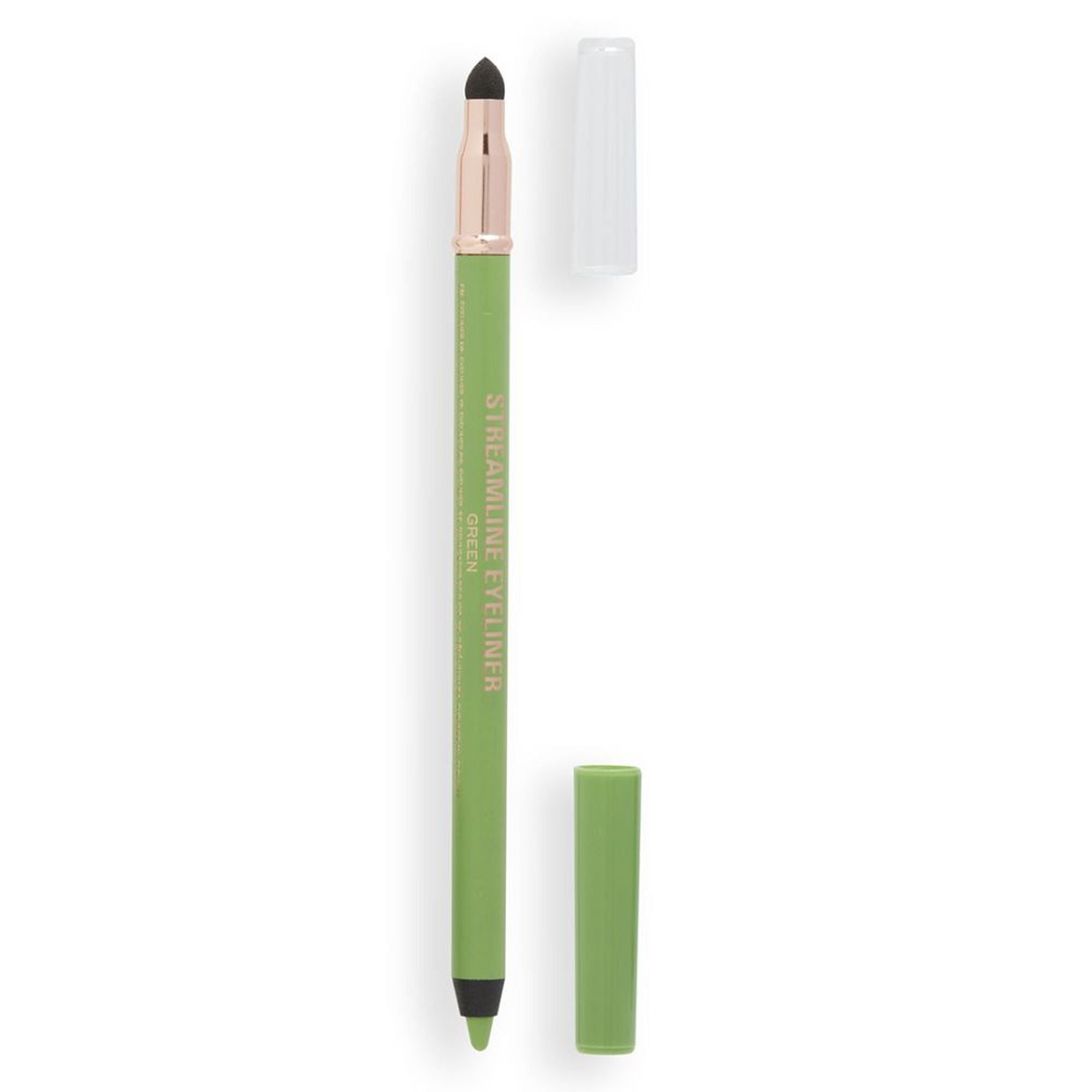 Makeup Revolution Streamline Waterline Eyeliner Pencil-Ultra Creamy Smudge Proof Smokey Looks - Green