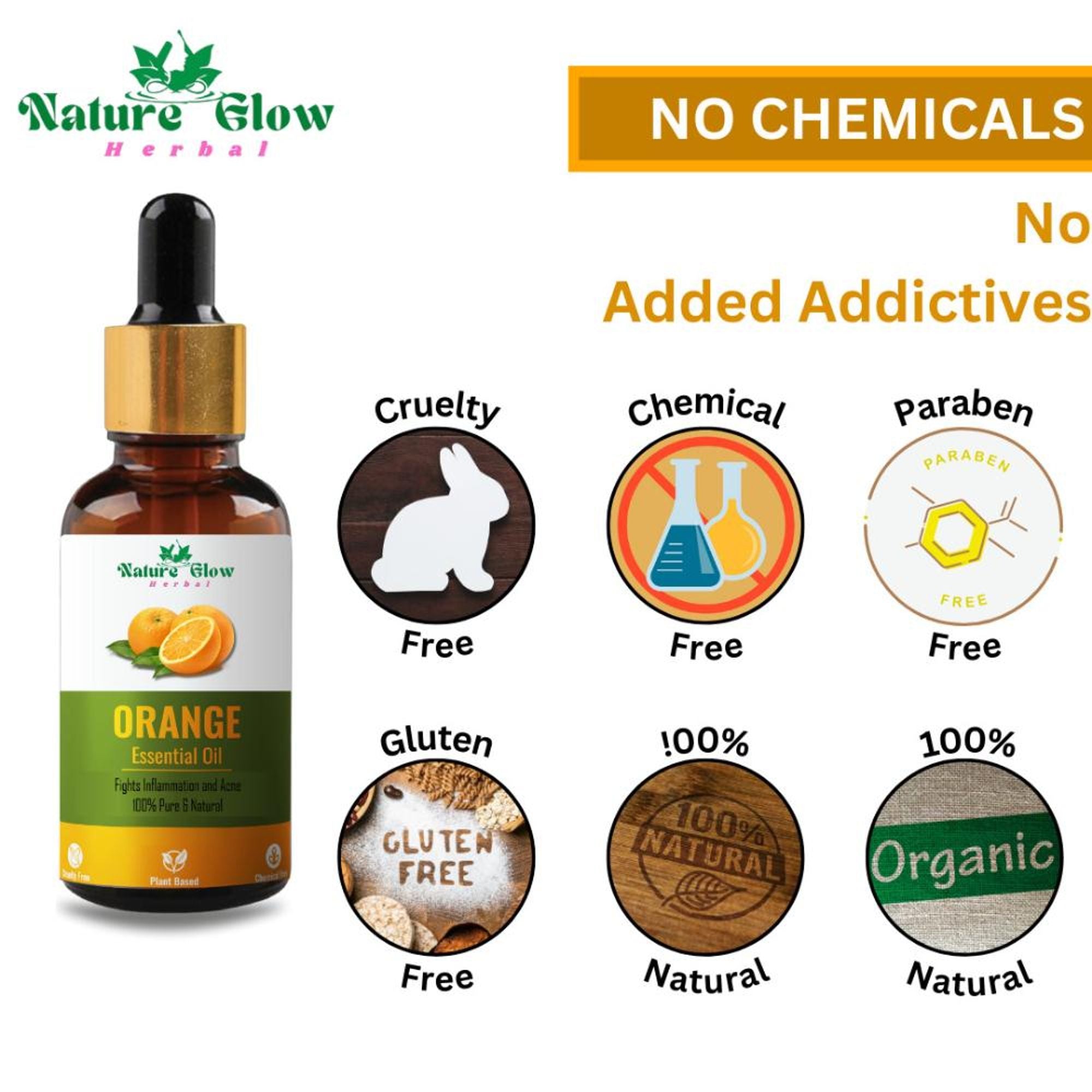 Nature Glow Herbal Orange Essential Oil
