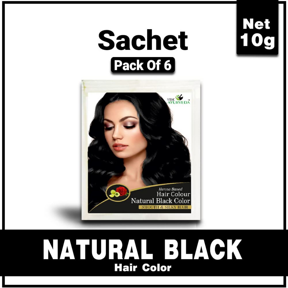 VedicAyurveda Henna Hair Color - Black