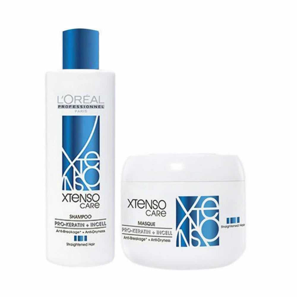 L'Oreal Professional Paris Xtenso Care Shampoo and Masque (250 ml +196 gm)