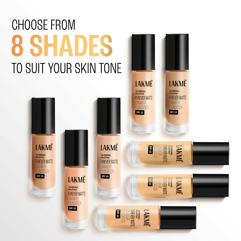 Lakme Forever Matte Longwear Foundation - Warm Creme
