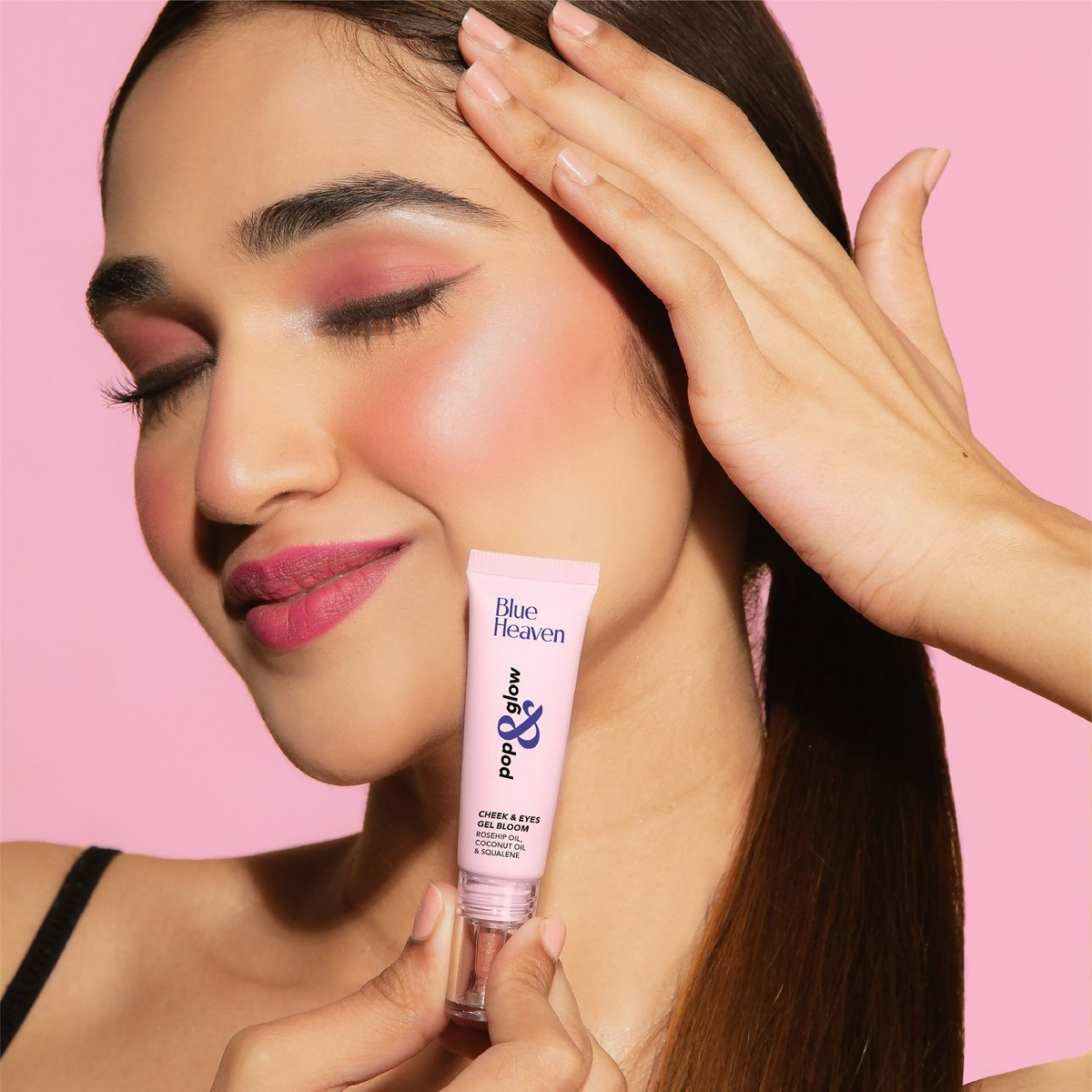 Blue Heaven Pop & Glow Blush - Coral Flash