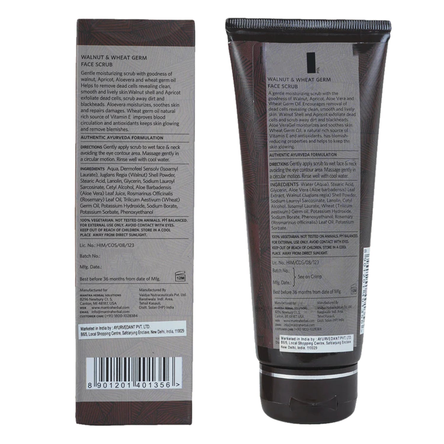 Mantra Walnut & Wheat Germ Face Scrub For Men - Image 3