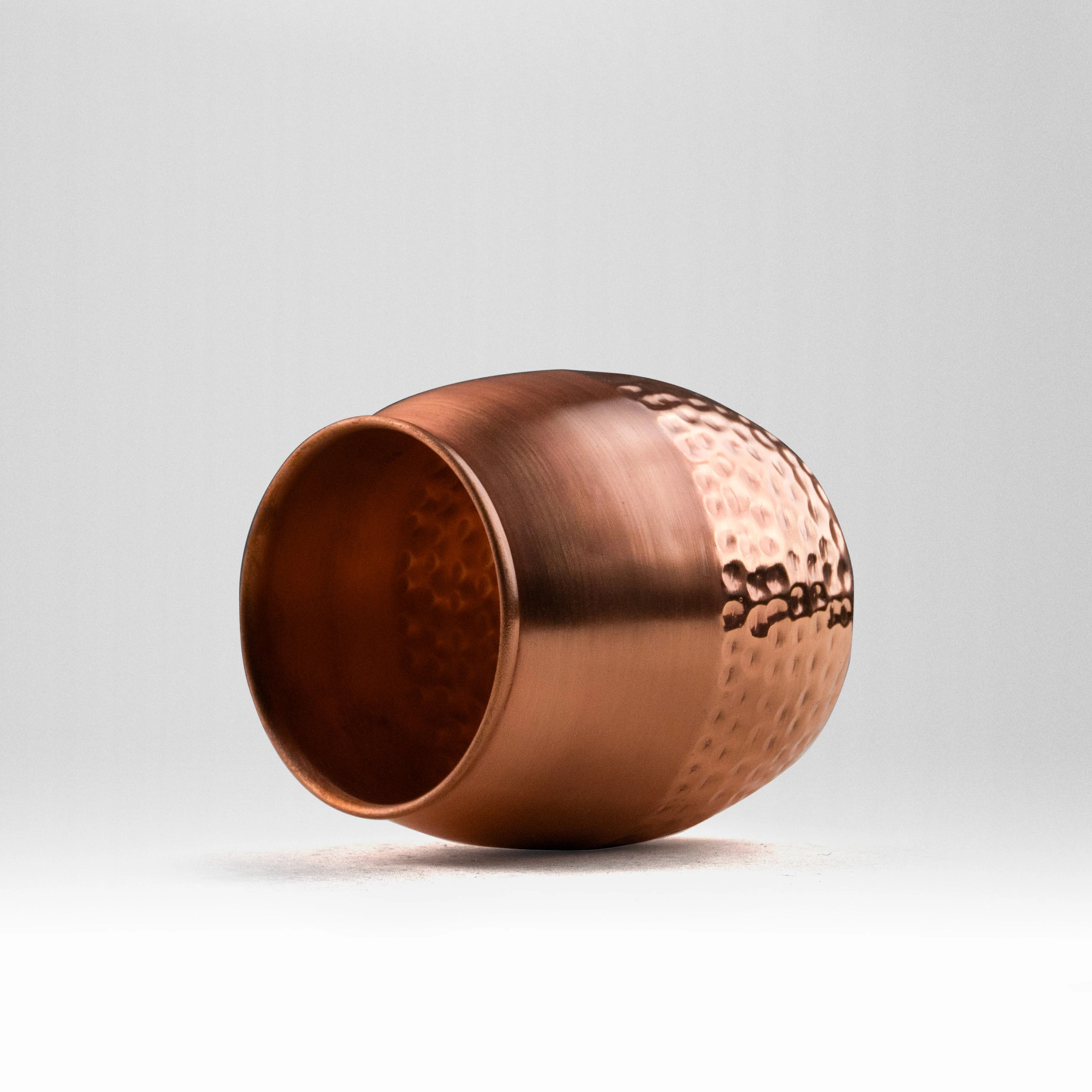 Health Smith Pure Copper Modern Glass - Lacquered for Shine & Protection