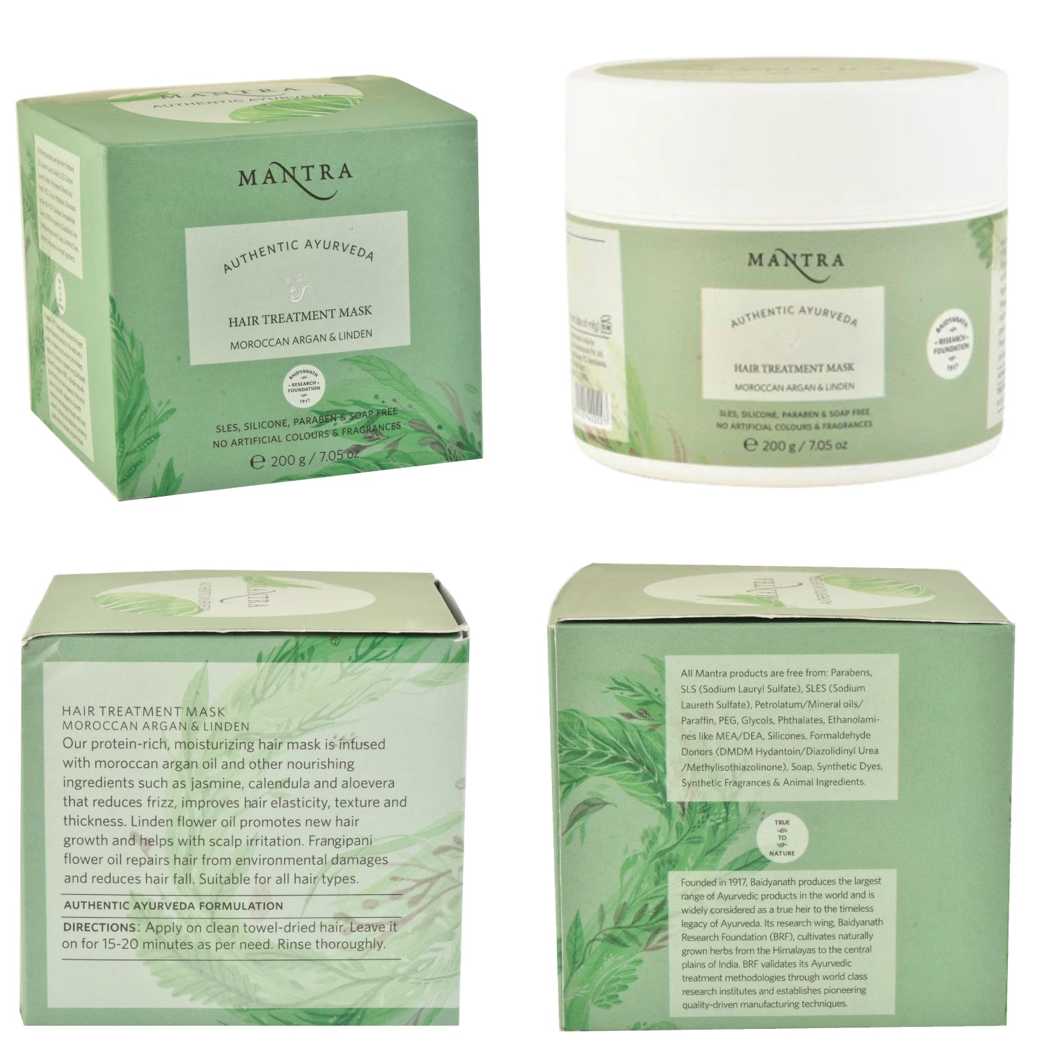 Hair Treatment Mask Moroccan Argan & Linden - Image 4