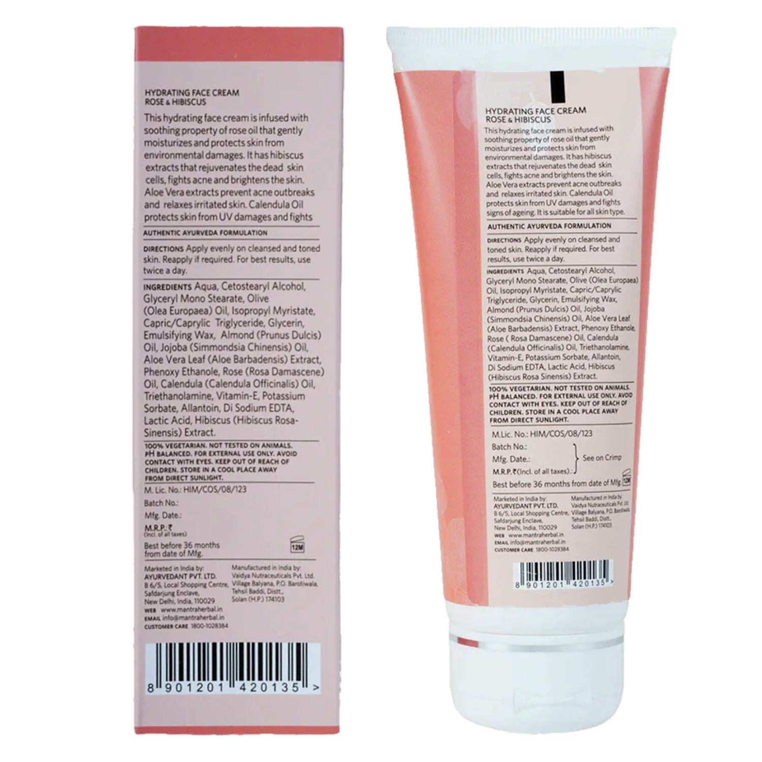 Mantra Rose and Hibiscus Hydrating Face Cream - Image 5