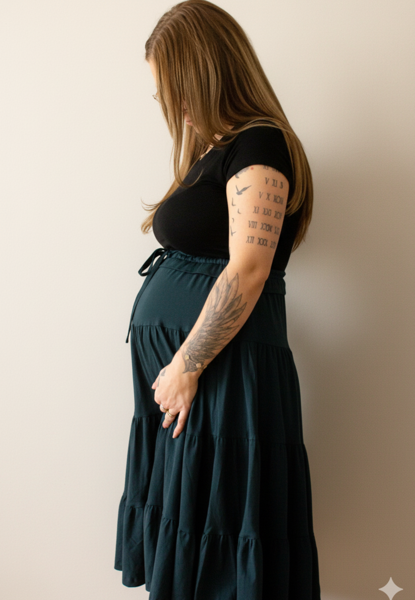 2 in 1 Maternity Dress Skirt