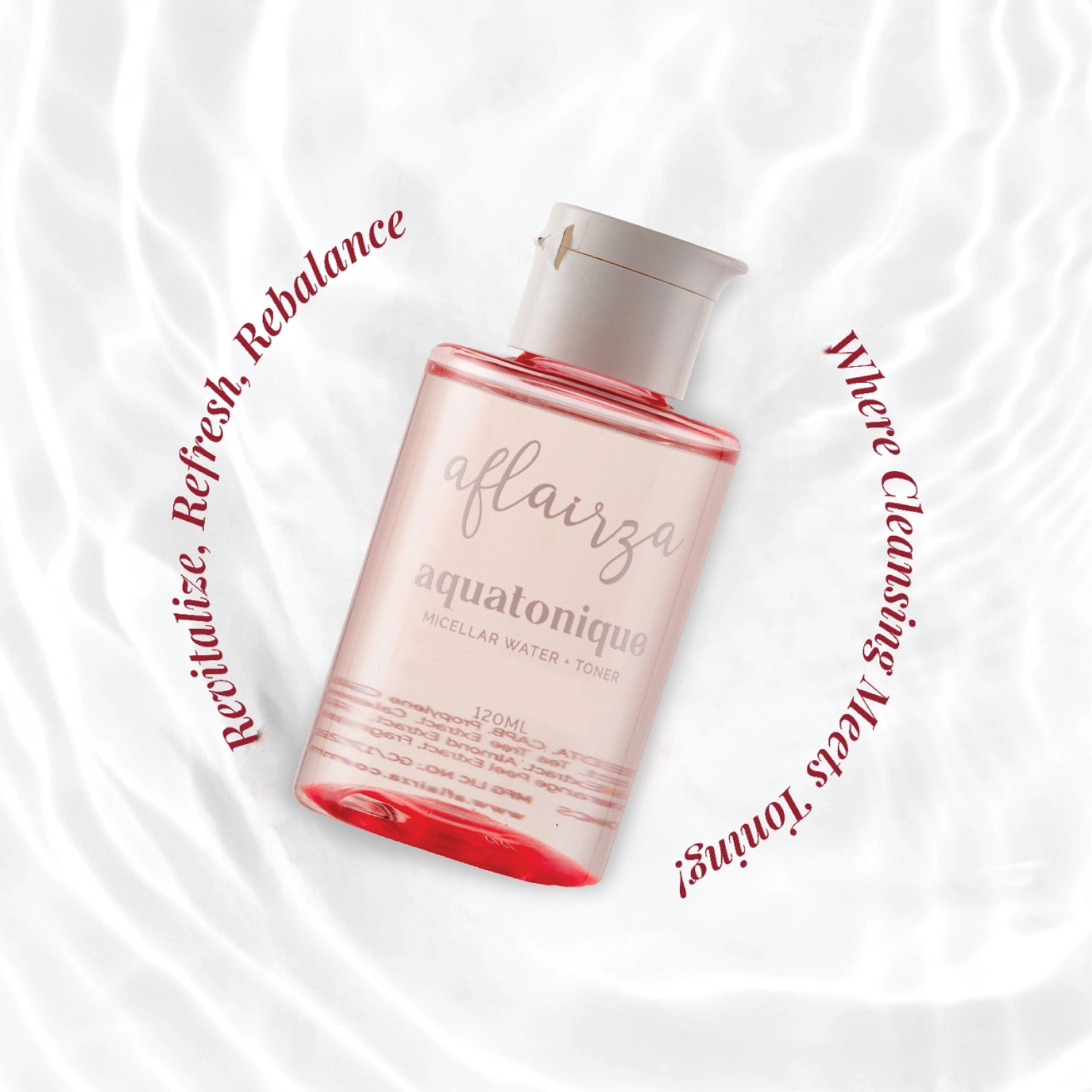 Aflairza Aflairza Aquatonique Micellar Water & Toner for Removes Makeup, Hydrates & Balances pH For All Skin Types