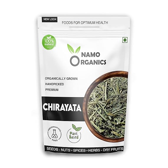 Namo Organics - chirata/chirayata - 200 Gm - Chirata Leaves organic/Bitter Stick/Nilavembu (200 Gm)