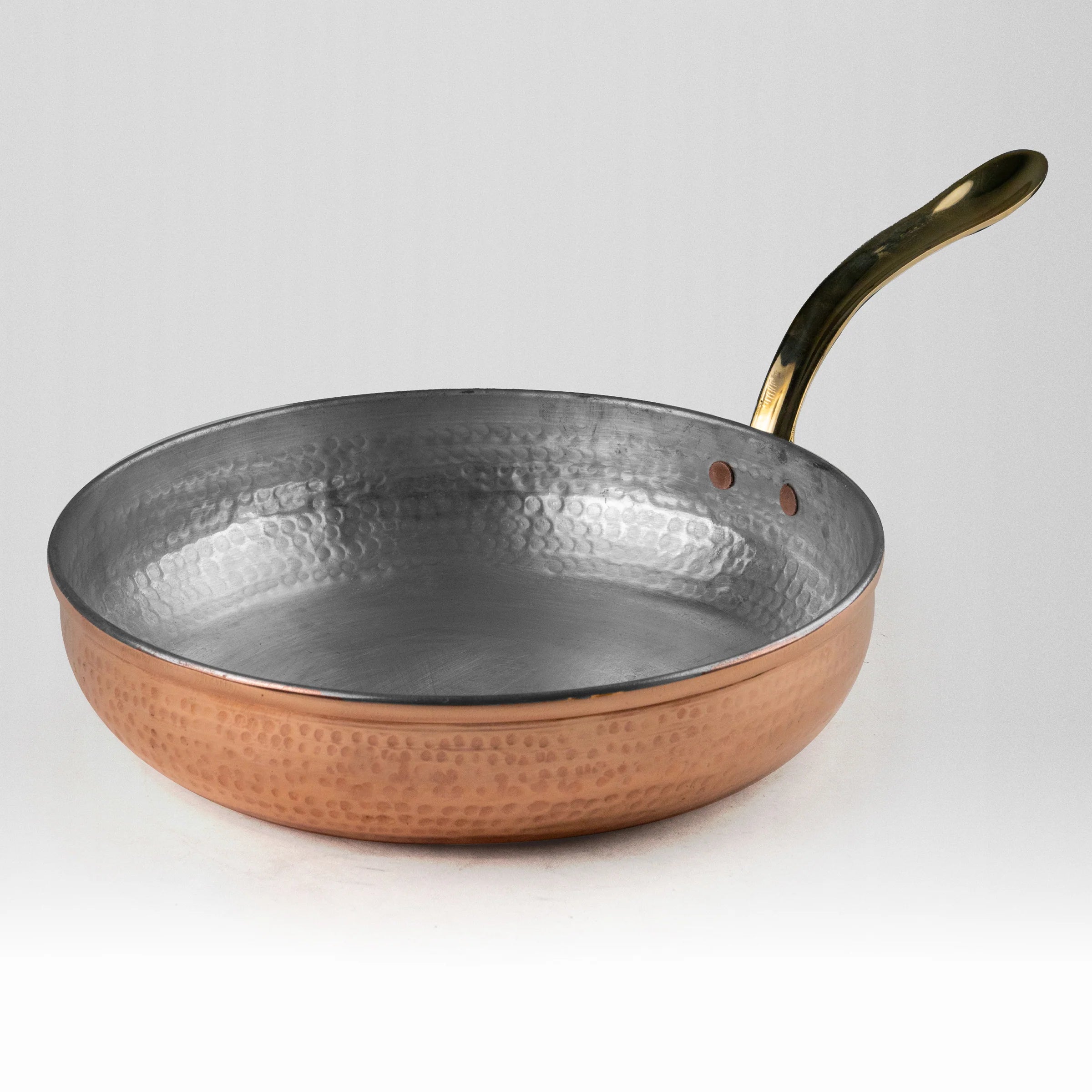 Health Smith Pure Copper Saute Pan for Cooking – Tin Coated (Kalai)