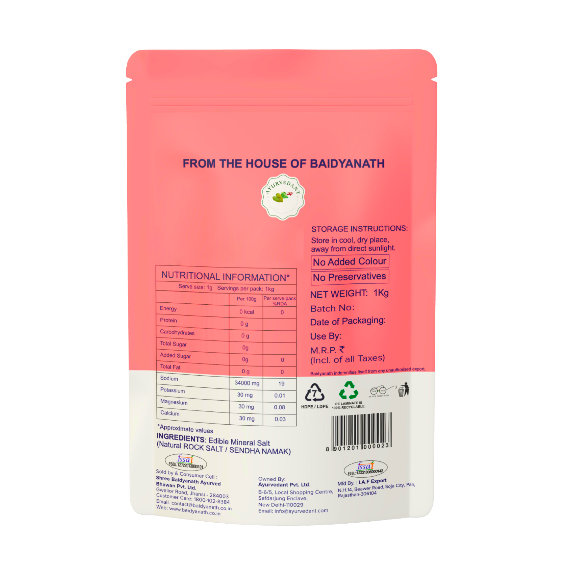 Ayurvedant Himalayan Pink Rock Salt - Image 6