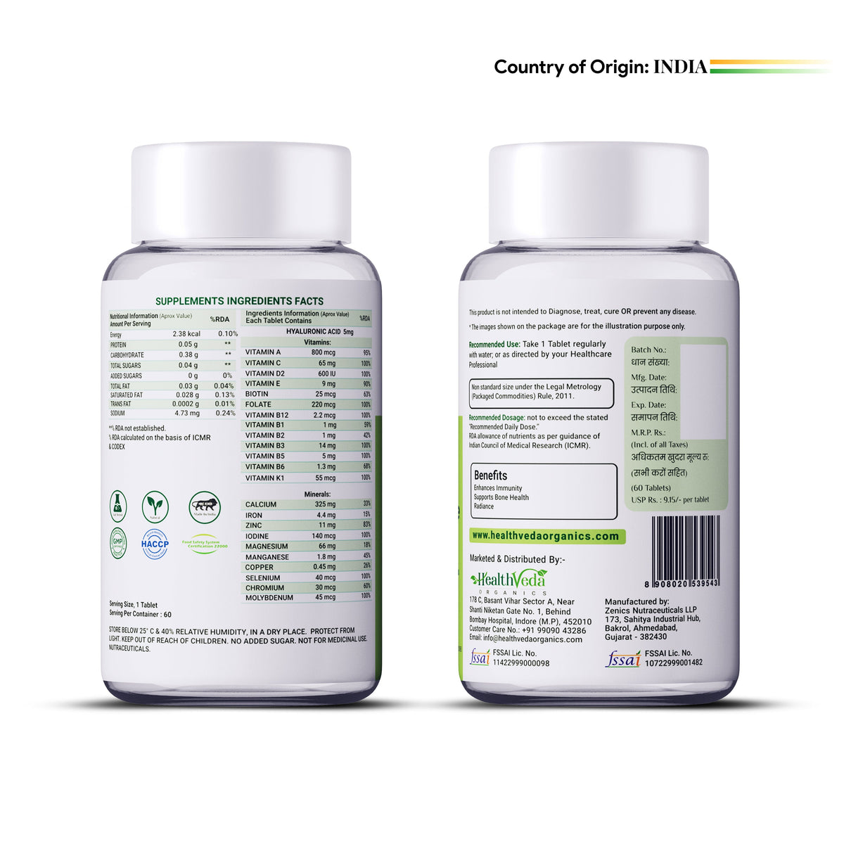 Health Veda Organics Multivitamin for Women Tablets For Women