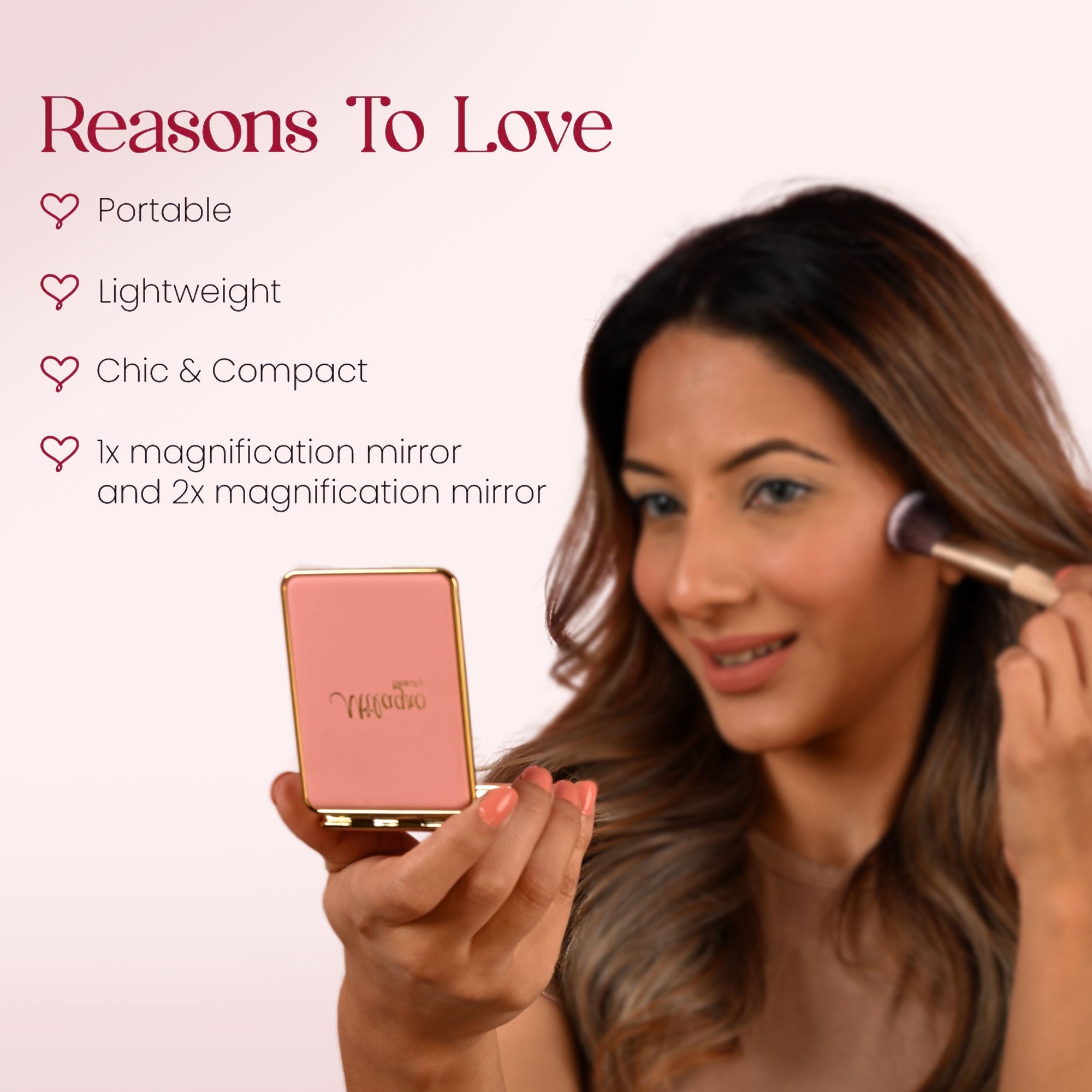 Milagro Beauty Hand Mirror