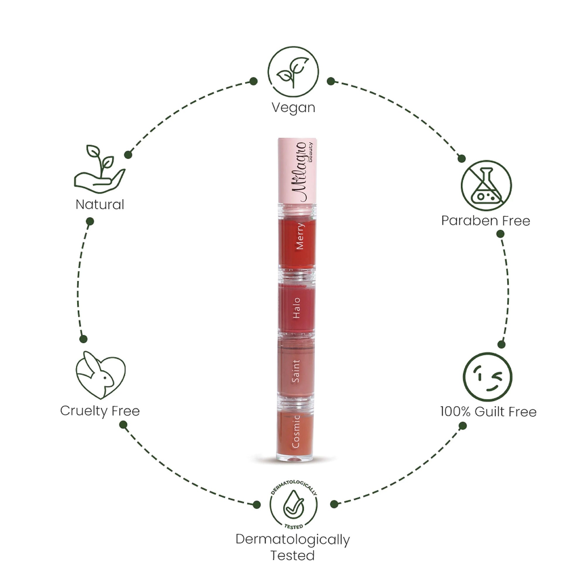 Milagro Beauty Quad Squad 3.0 Lipstick