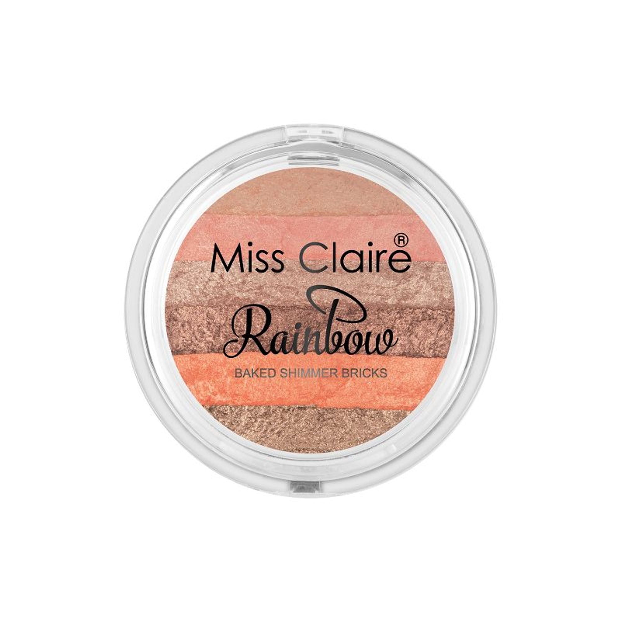 Miss Claire Rainbow Baked Shimmer Bricks - 3
