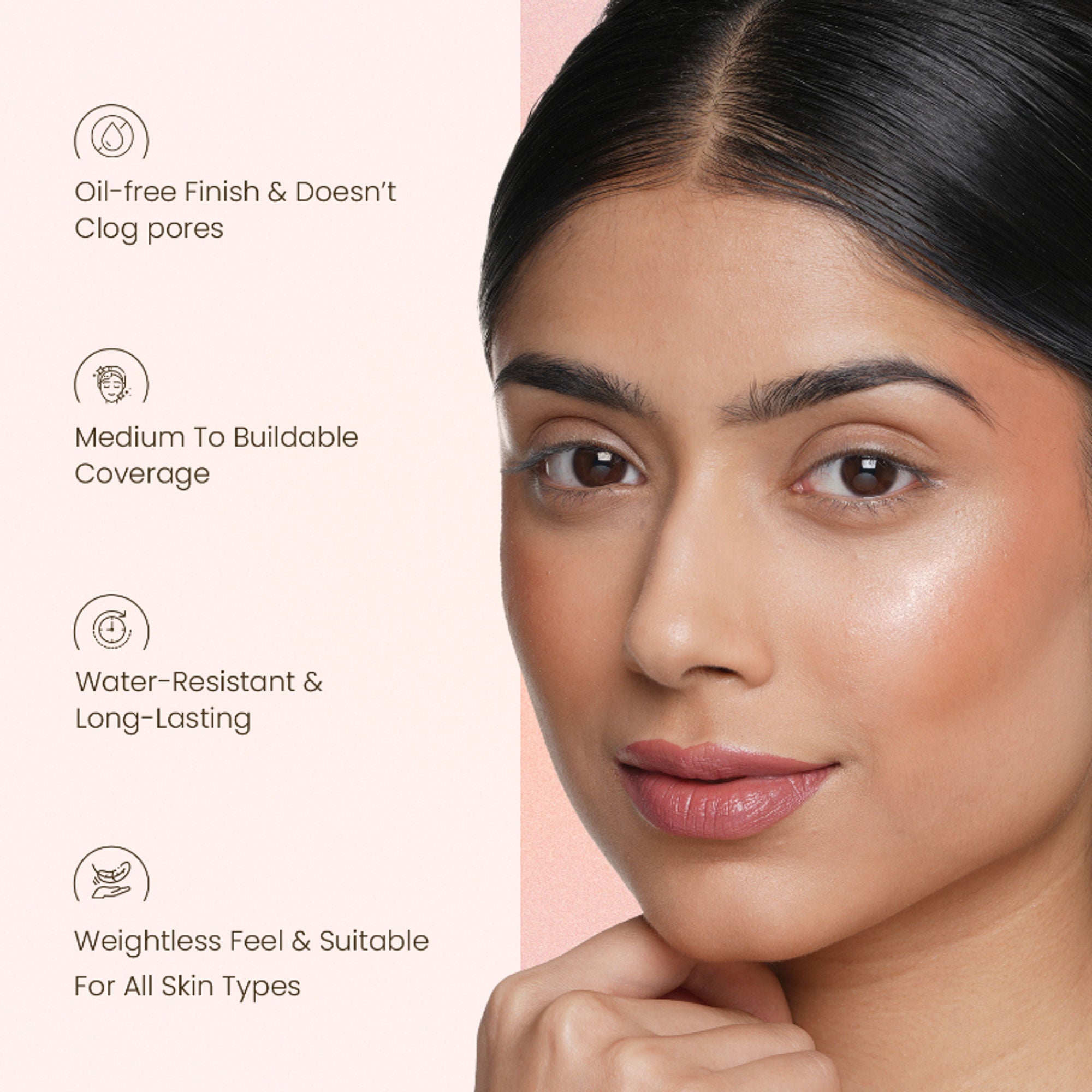 Swiss Beauty Silky & Smooth Oil Control Powder - 1 Nude Begie