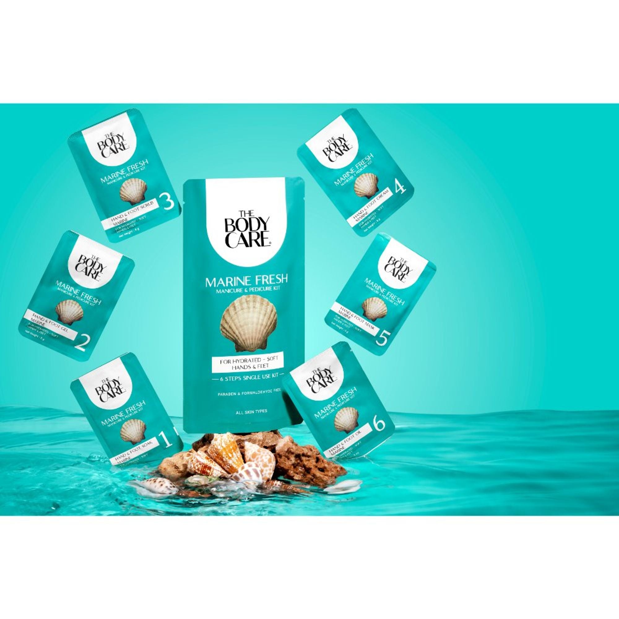 The Body Care Marine Hand & Foot Kit Mini Spa Set