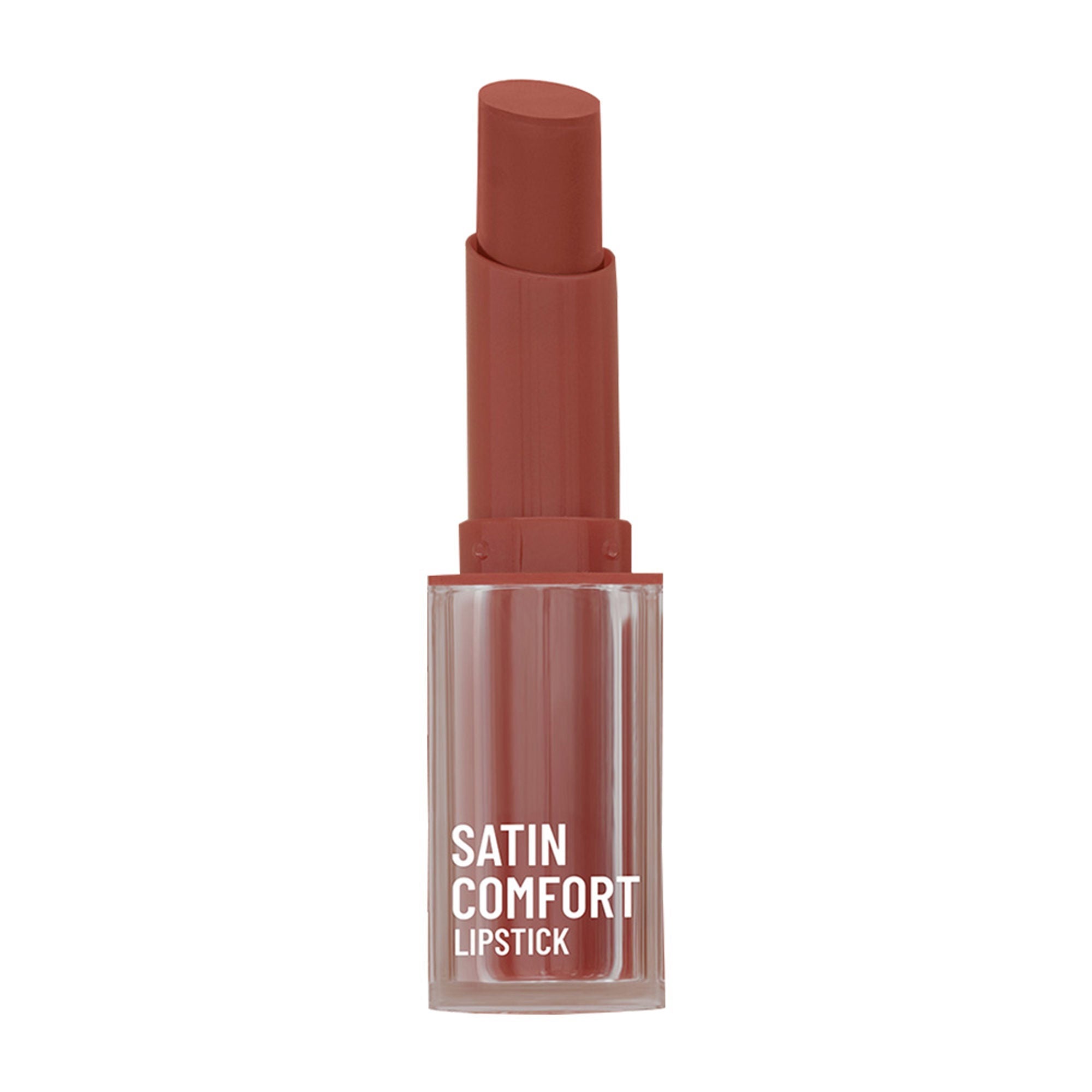 Swiss Beauty Satin Comfort Smooth Glide, Highly Pigmented , Ultra Hydrating Lipstick - 3 Roasted Brown