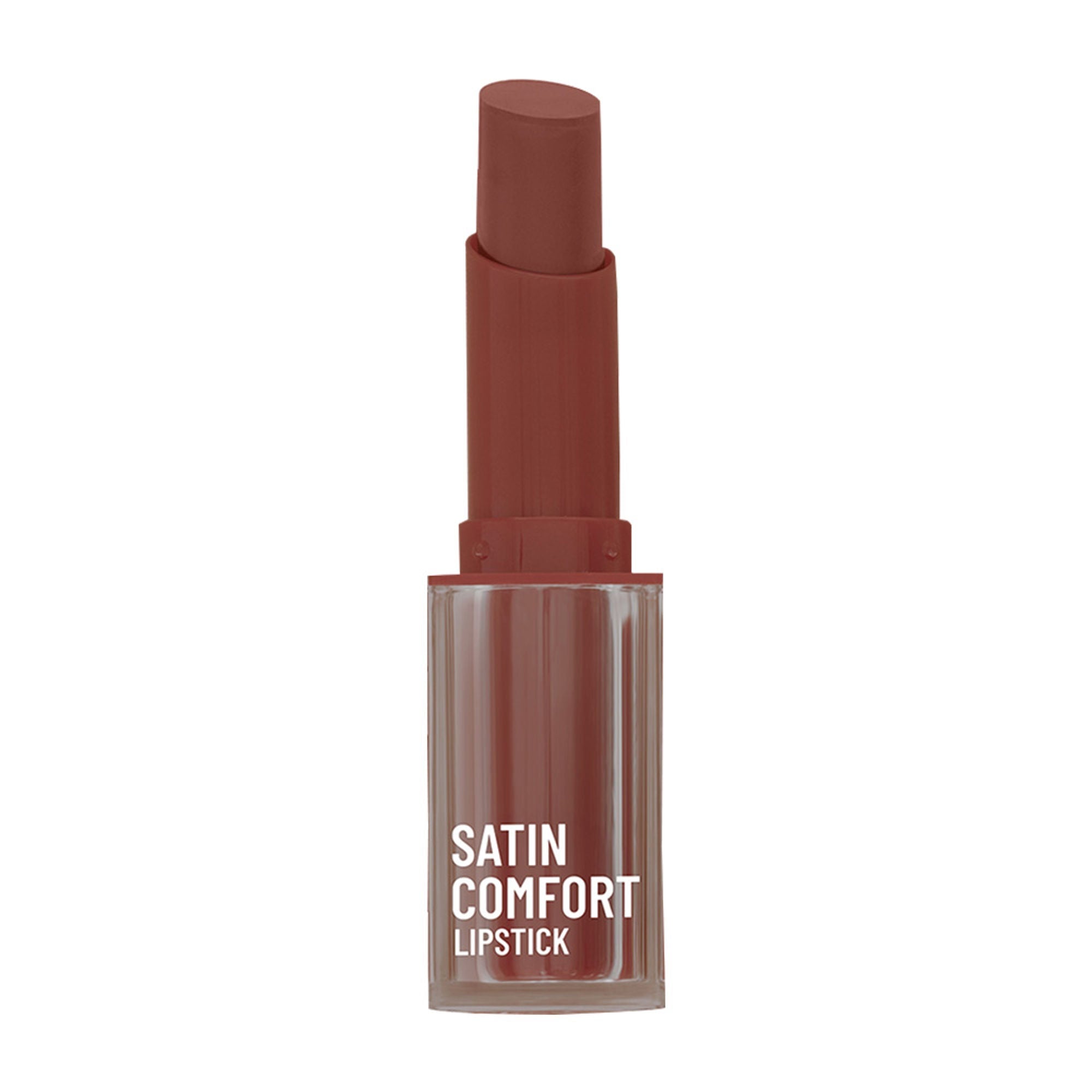 Swiss Beauty Satin Comfort Smooth Glide, Highly Pigmented , Ultra Hydrating Lipstick - 4 Toasted Brown
