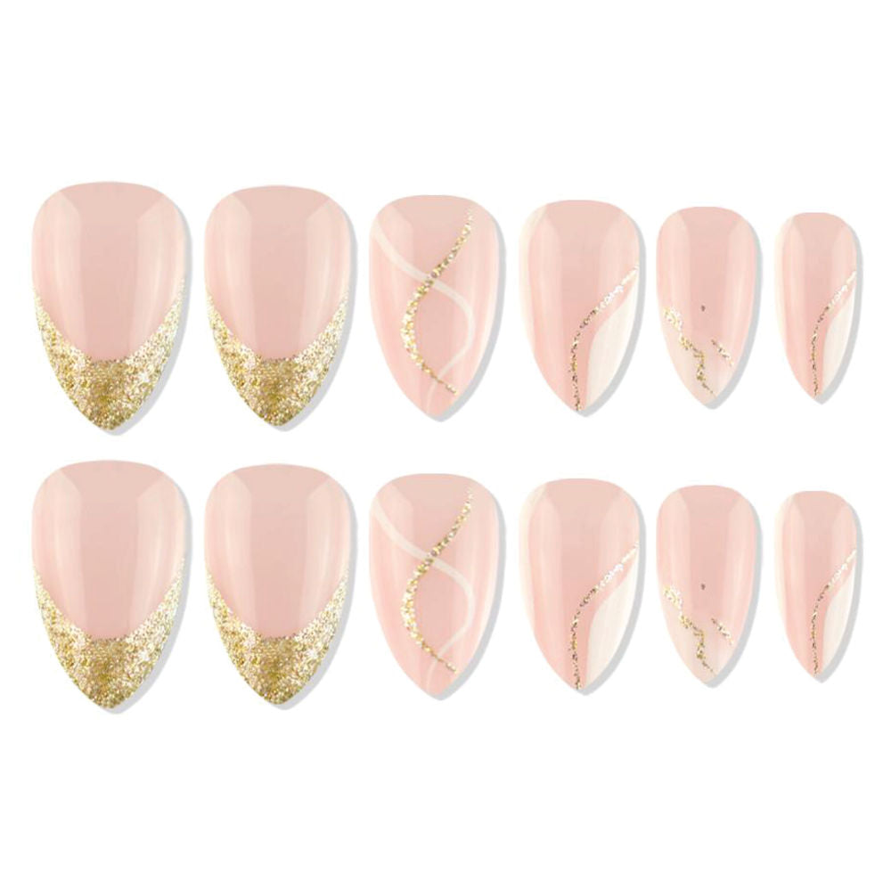 Shills Professional Reusable Press On Nails Almond - SPN689