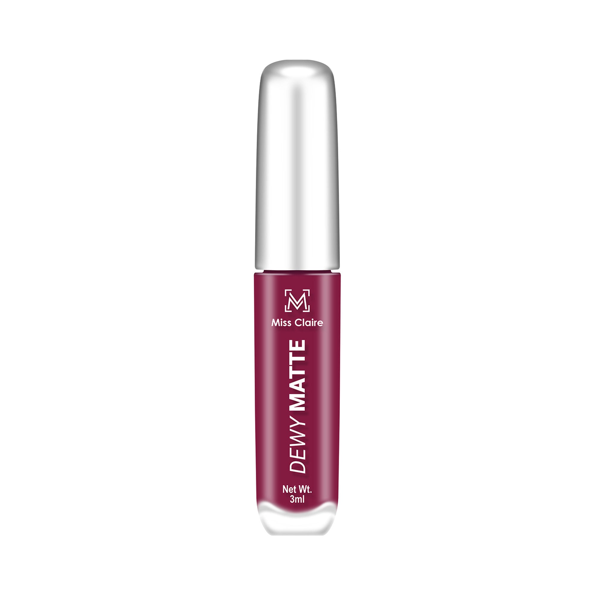 Miss Claire Dewy Matte Lip Color - 21 Plum Pop