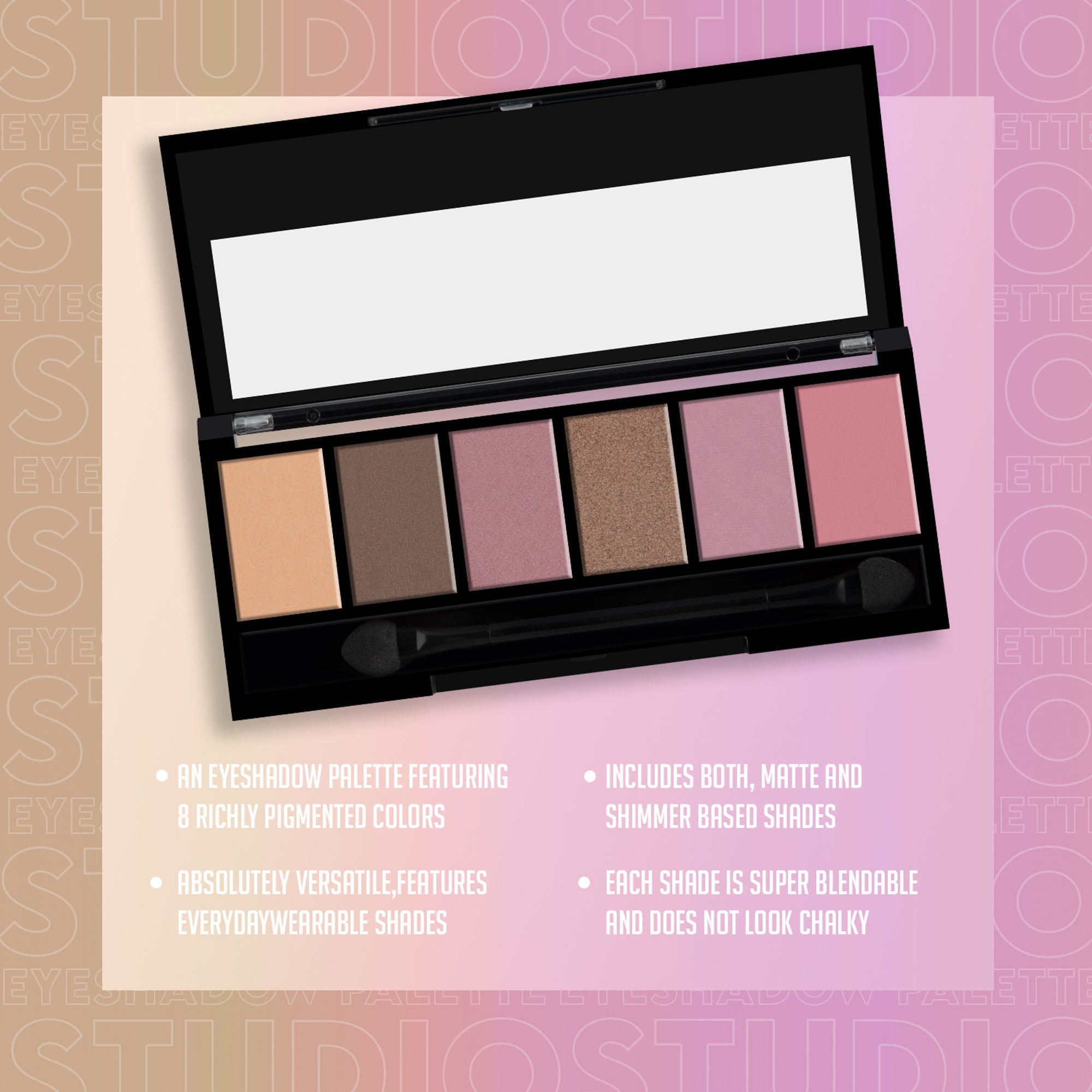 Miss Claire Makeup Studio Eyeshadow Palette - 4