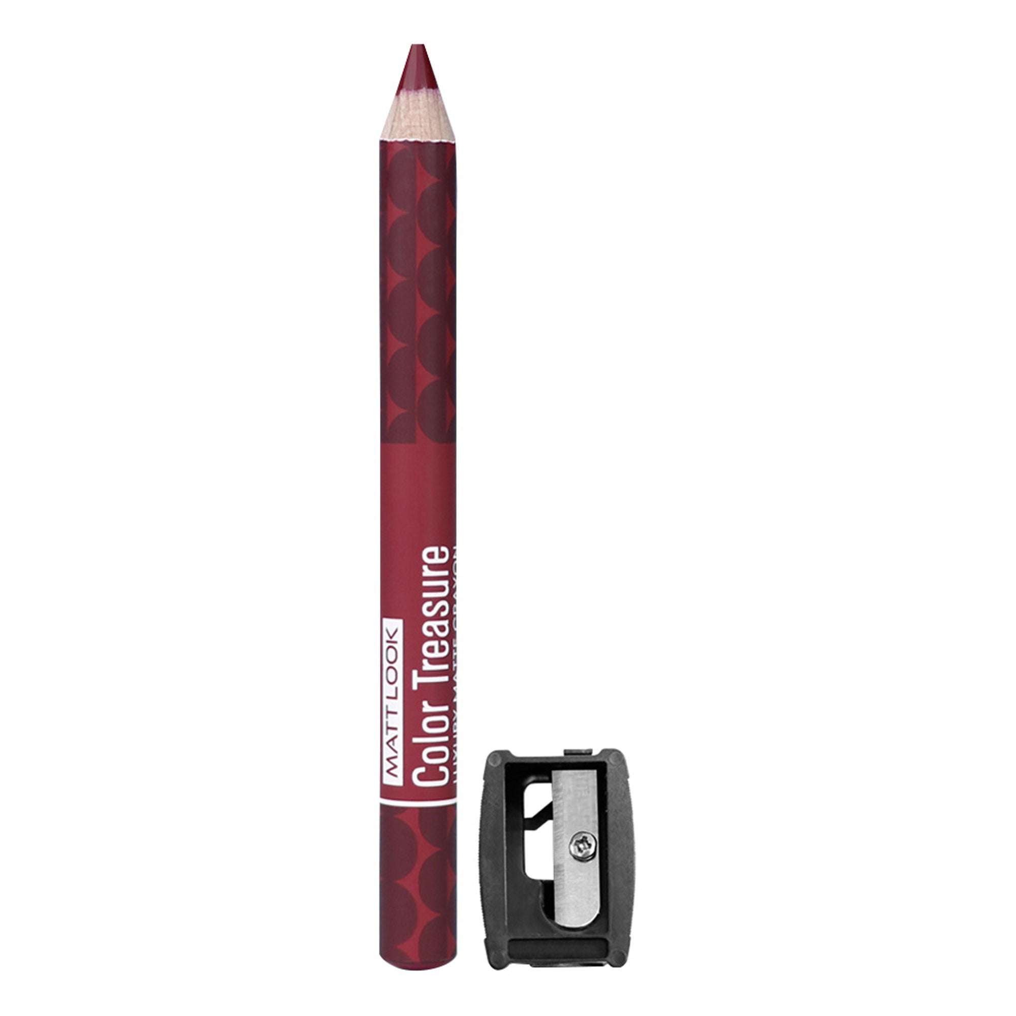 Matt Look Color Treasure Luxury Matte Lip Pencil Crayon - 07 Crazy Wine