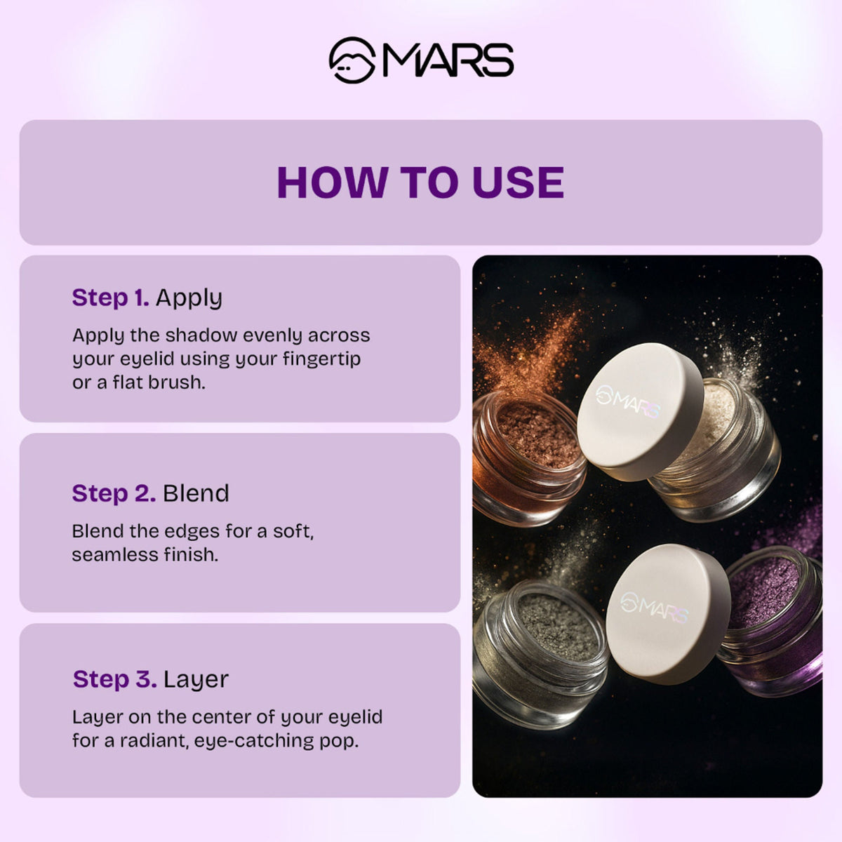 MARS Cosmetics Starlit Pot Eyeshadow - 02