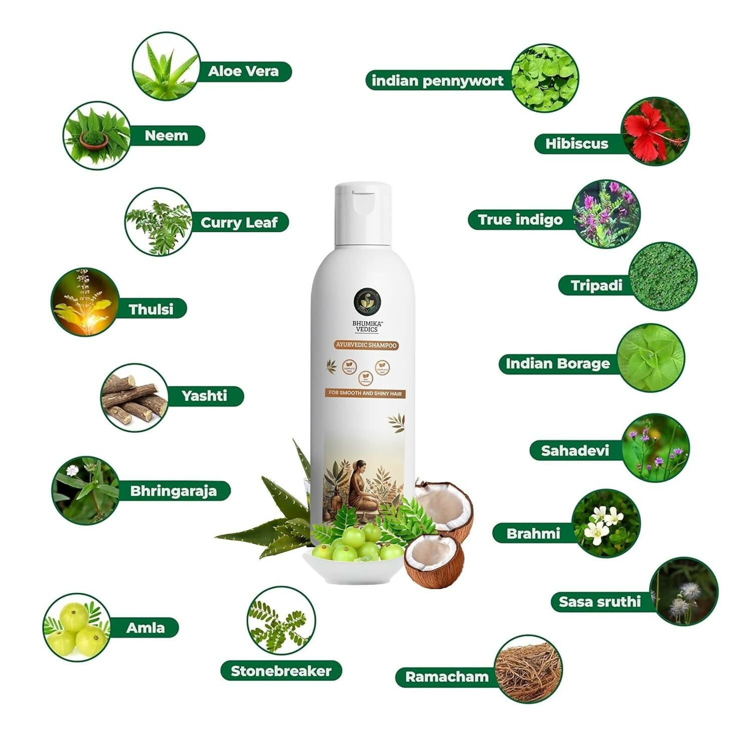 Bhumika Vedics Ayurvedic Shampoo