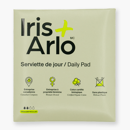 Individual Packets - 100% Organic Cotton Regular Pads