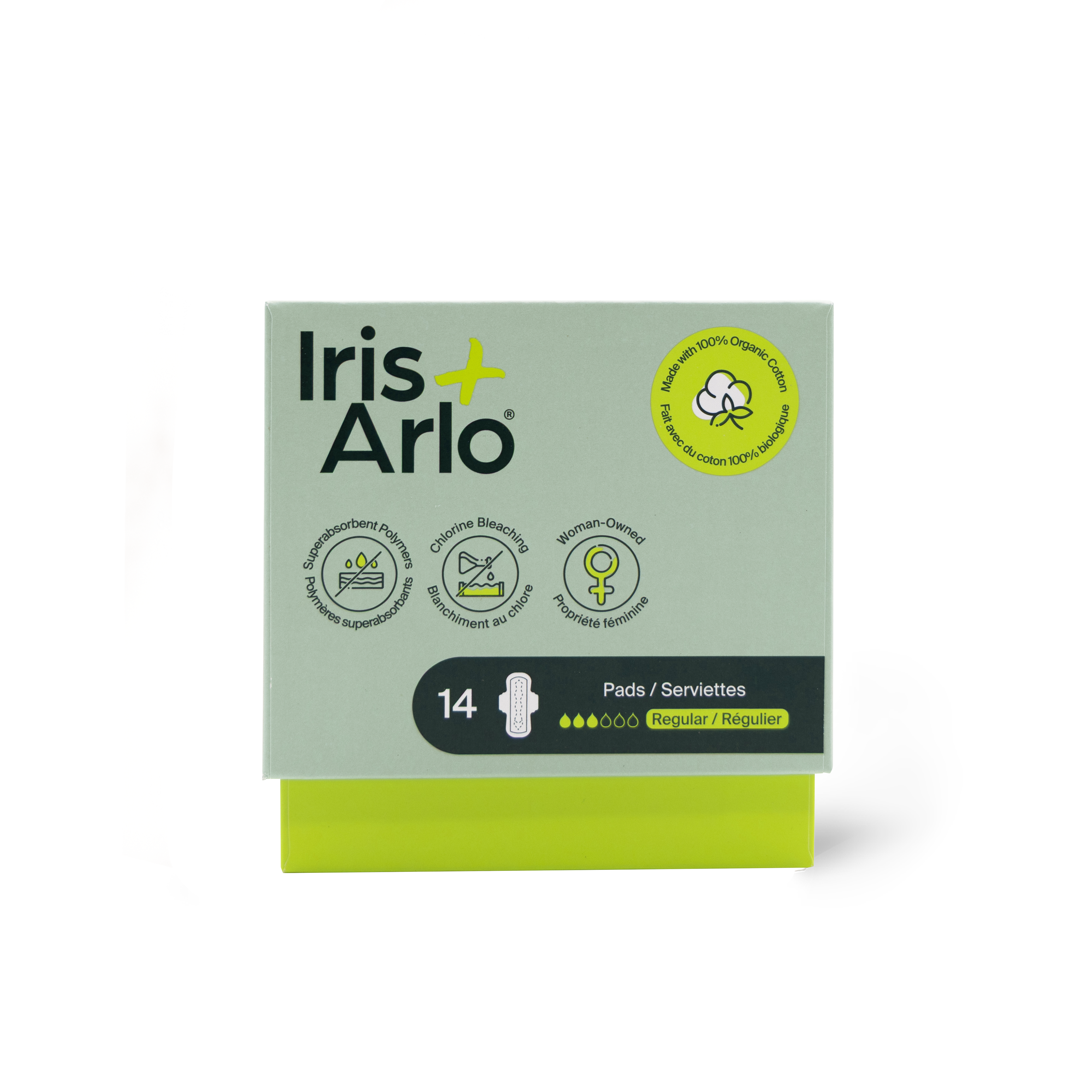100% Organic Cotton Regular Pads