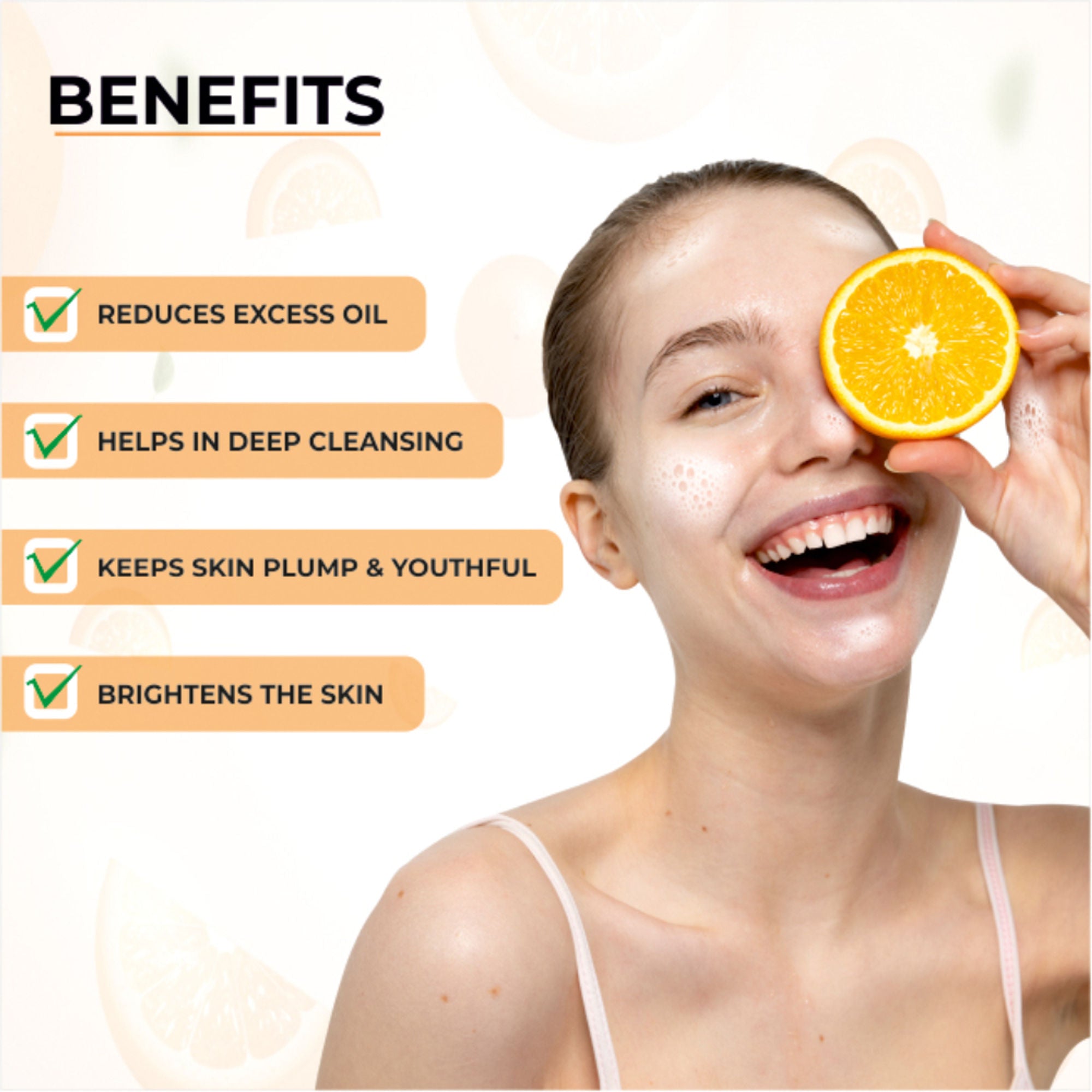 Dr.Sakhiya Vitamin C Face Wash Daily Glowing and Brightening Cleanser with Antioxidants