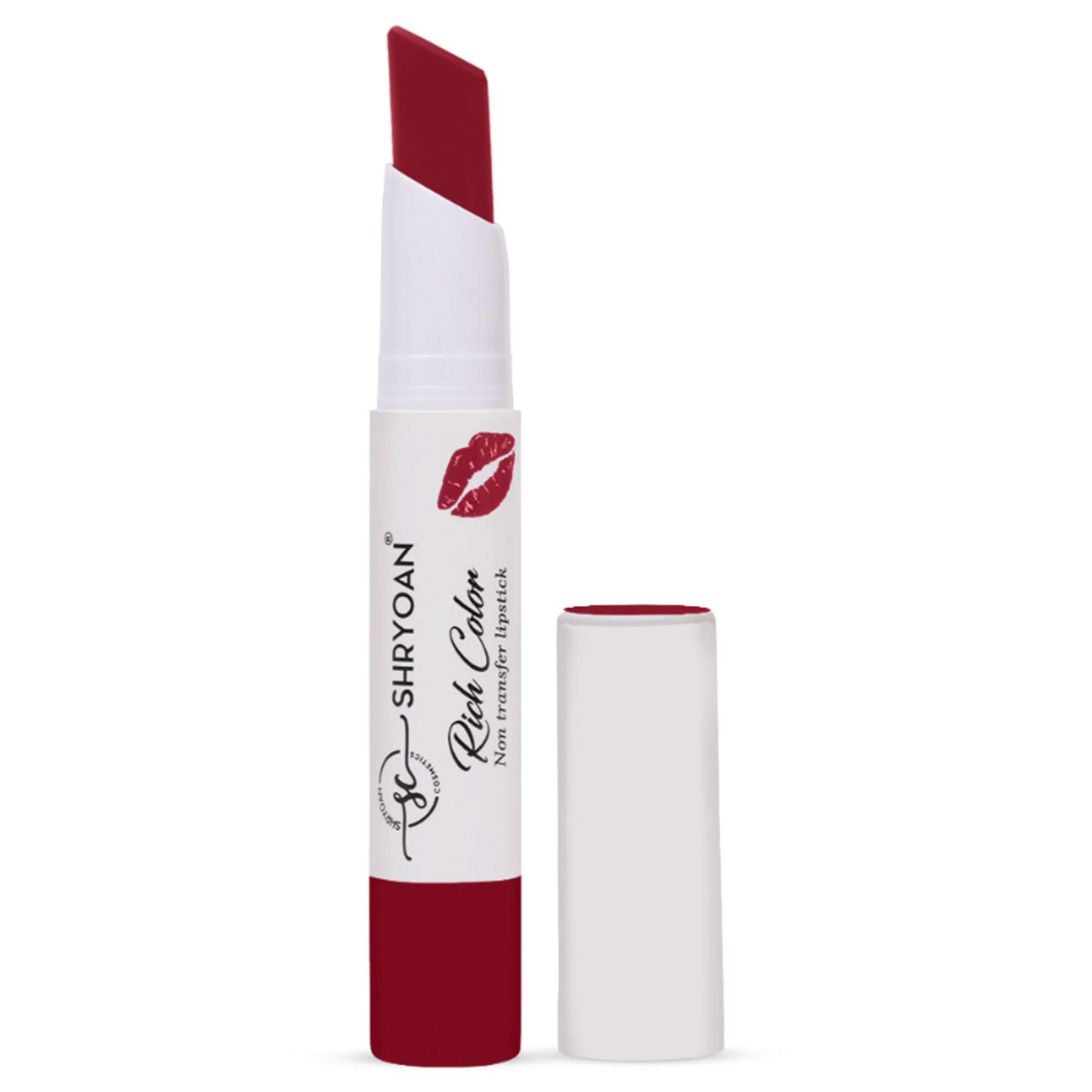 Shryoan Rich Color Non-Transfer Long Stay Creamy Lipstick - Grape Fruit 15 - Cherry Cola -14