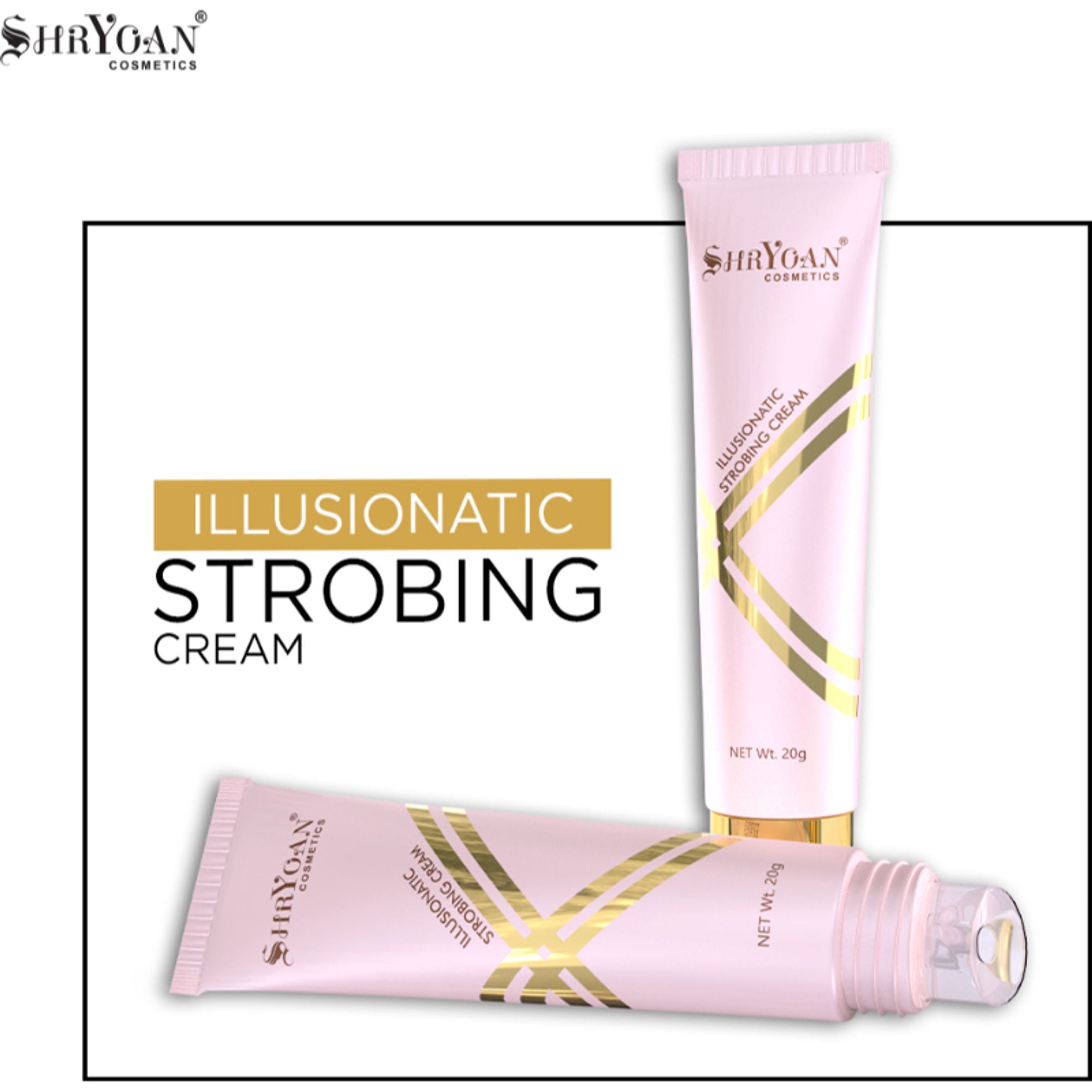 Shryoan Illuminating Strobing Moisturizer Cream Primer - Pink
