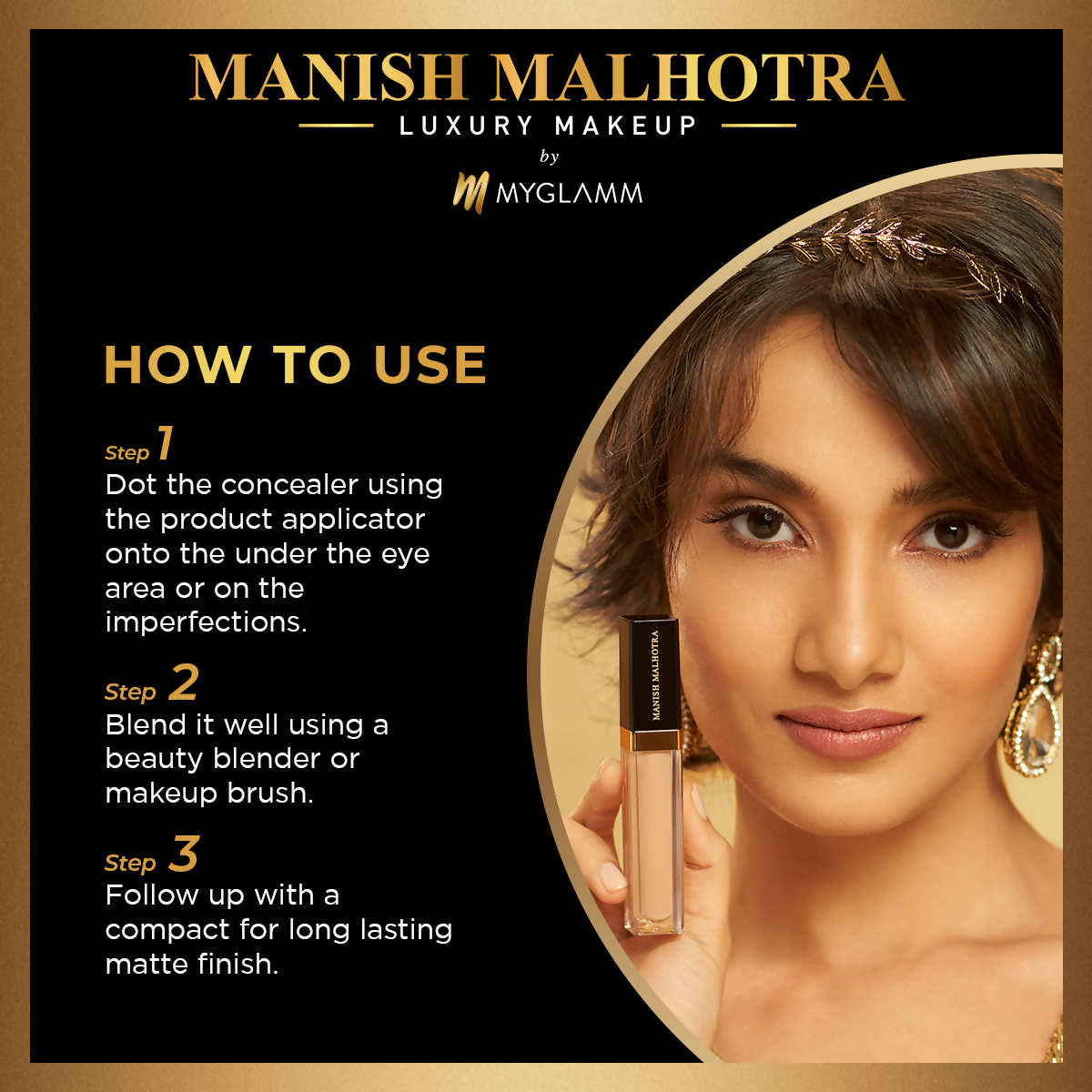 MyGlamm Manish Malhotra Beauty Skin Awakening Concealer - Warm Fawn