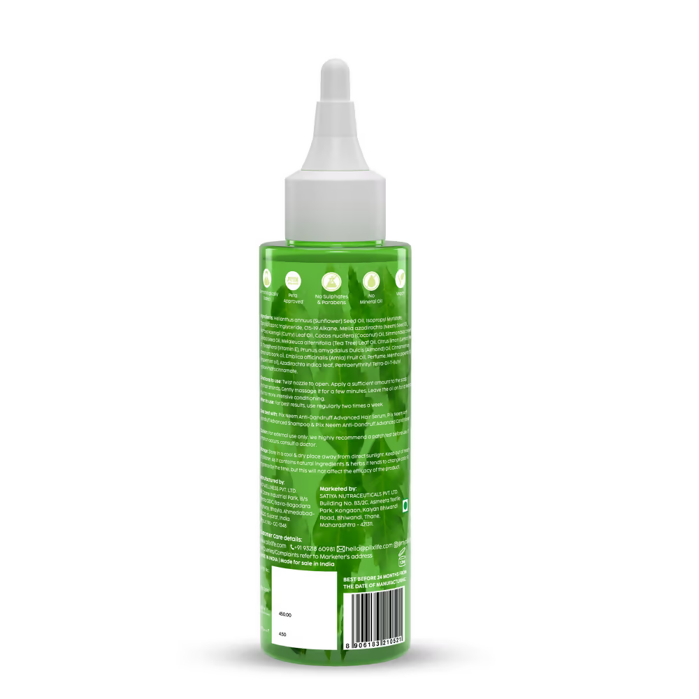 PLIX The Plant Fix Neem Anti-Dandruff Advanced Hair Oil