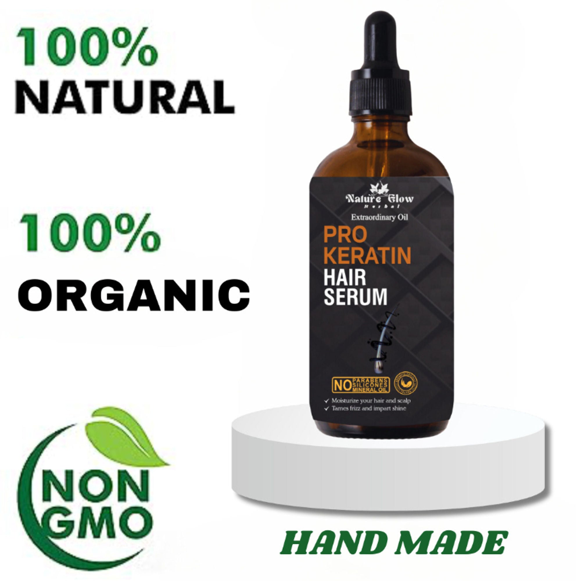 Nature Glow Herbal Pro Keratin Hair Serum