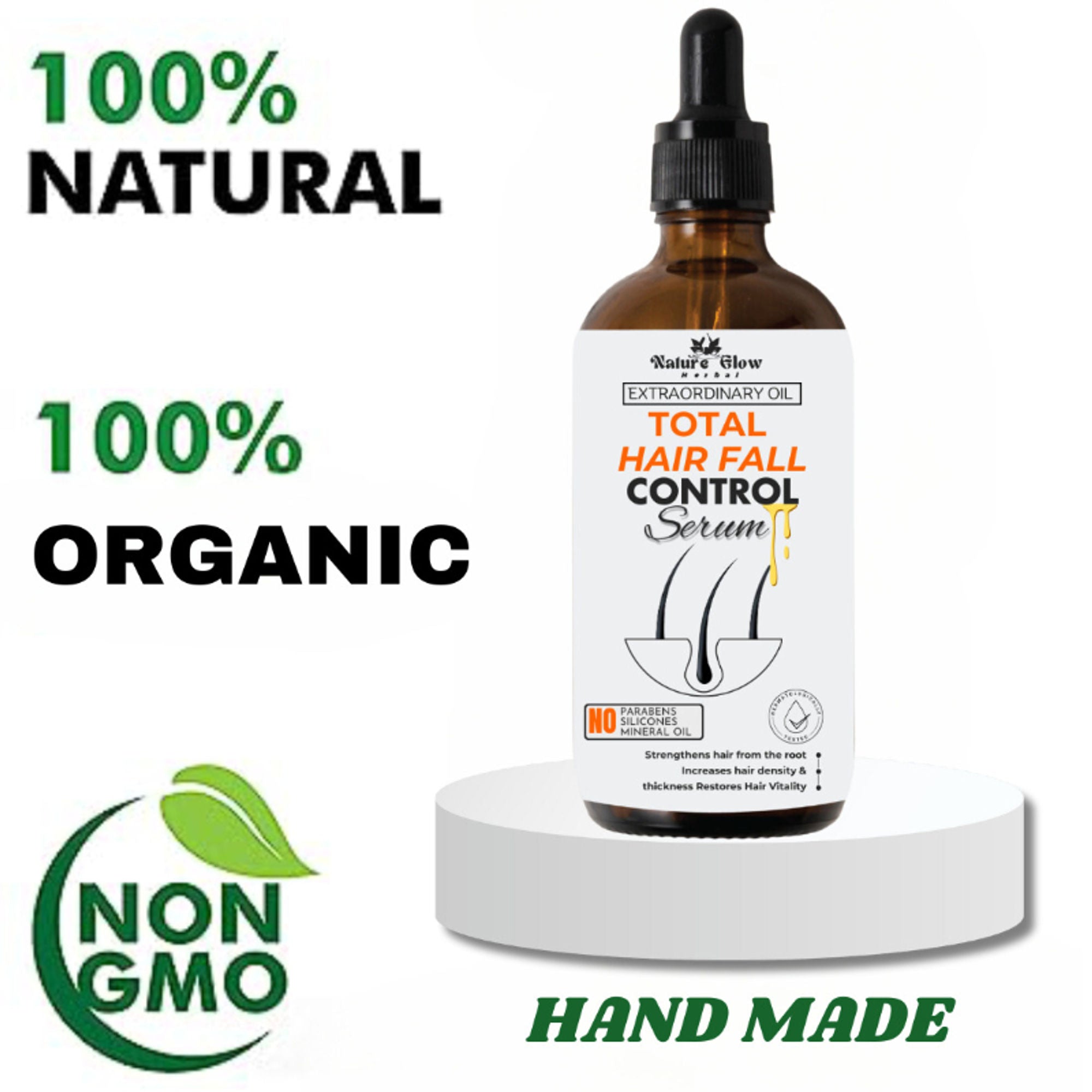Nature Glow Herbal Total Hair Fall Control Serum