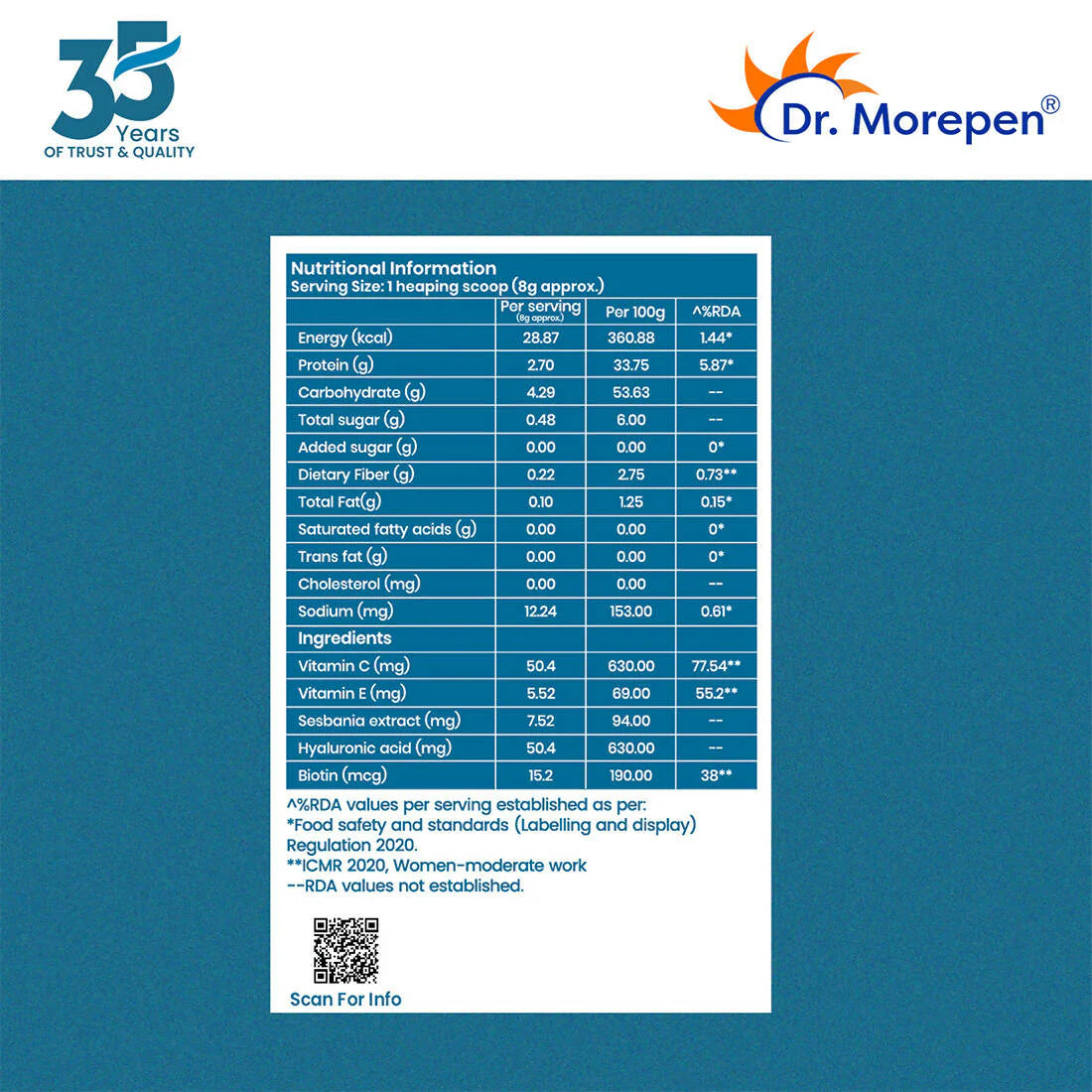 Dr. Morepen Marine Collagen Skin Protein Powder